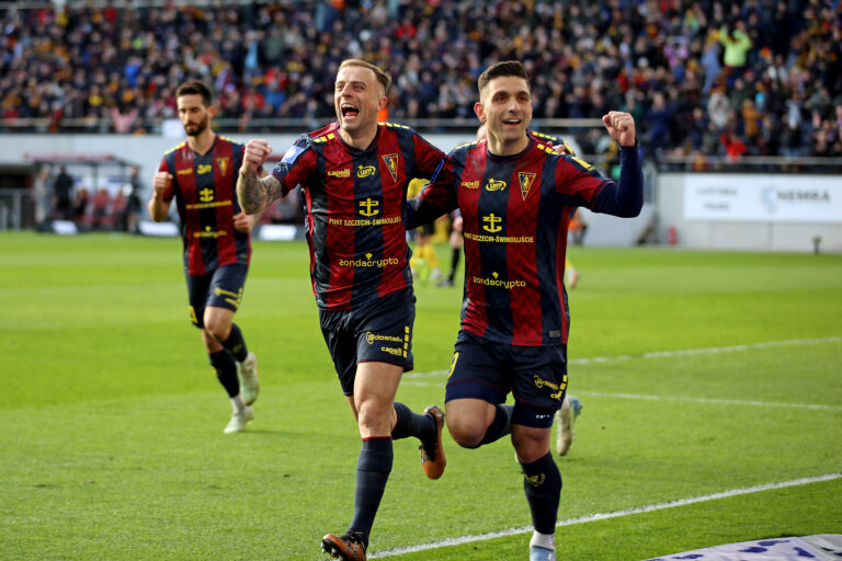 2025.04.06 Szczecin
Pilka nozna , PKO BP Ekstraklasa sezon 2024/25
Pogon Szczecin - GKS Katowice
N/z pilkarze Pogoni, radosc po bramce na 1-0, gol, bramka, Kamil Grosicki, Efthymios Koulouris
Foto Katarzyna Dzierzynska / PressFocus

2025.04.06 Szczecin
Football Polish top league , 2024/2025 season
Pogon Szczecin - GKS Katowice
pilkarze Pogoni, radosc po bramce na 1-0, gol, bramka, Kamil Grosicki, Efthymios Koulouris
Credit: Katarzyna Dzierzynska / PressFocus