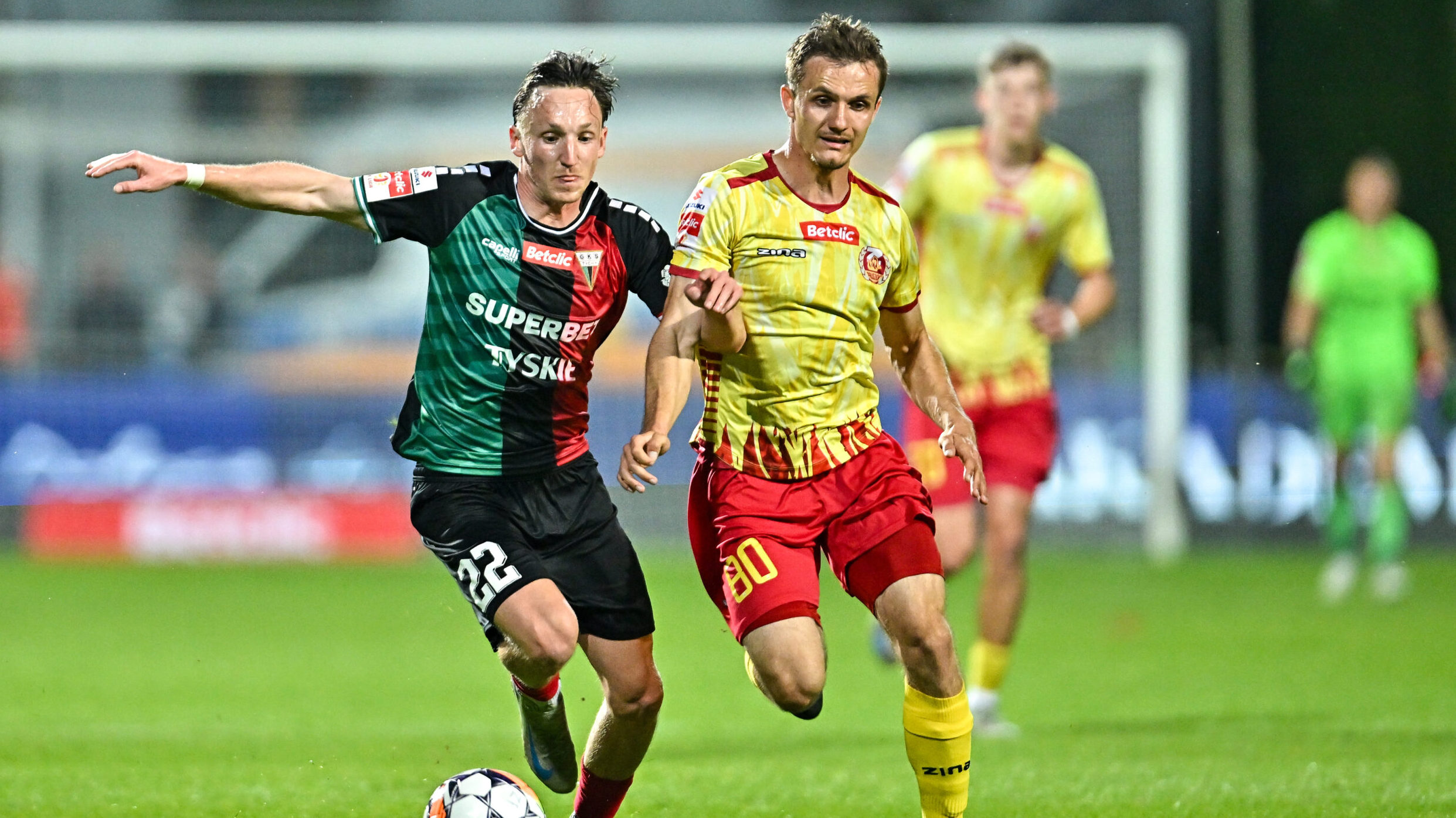 2025.05.03 Pruszkow
Pilka nozna Betclic 1 Liga sezon 2024/2025
Znicz Pruszkow - GKS Tychy
N/z Julius Ertlthaler Patryk Plewka
Foto Lukasz Sobala / PressFocus
2025.05.03 Pruszkow
Football Polish First League season 2024/2025
Znicz Pruszkow - GKS Tychy
Julius Ertlthaler Patryk Plewka
Credit: Lukasz Sobala / PressFocus