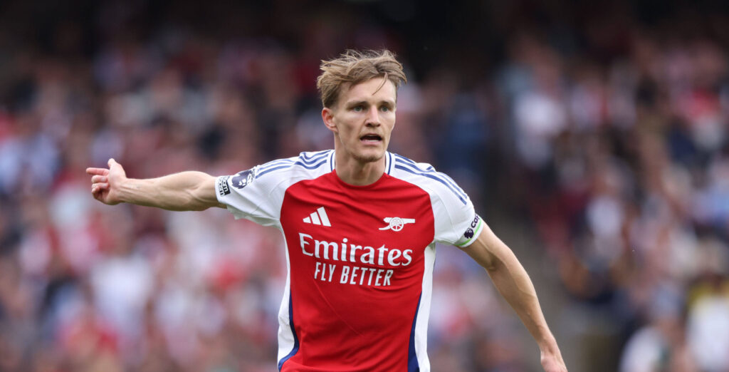 Martin Odegaard A at the Arsenal v AFC Bournemouth EPL match, at the Emirates Stadium, London, UK on 3rd May, 2025. PUBLICATIONxNOTxINxUK
2025.05.03 Londyn
pilka nozna , liga angielska
Arsenal Londyn - AFC Bournemouth
Foto IMAGO/PressFocus

!!! POLAND ONLY !!!
