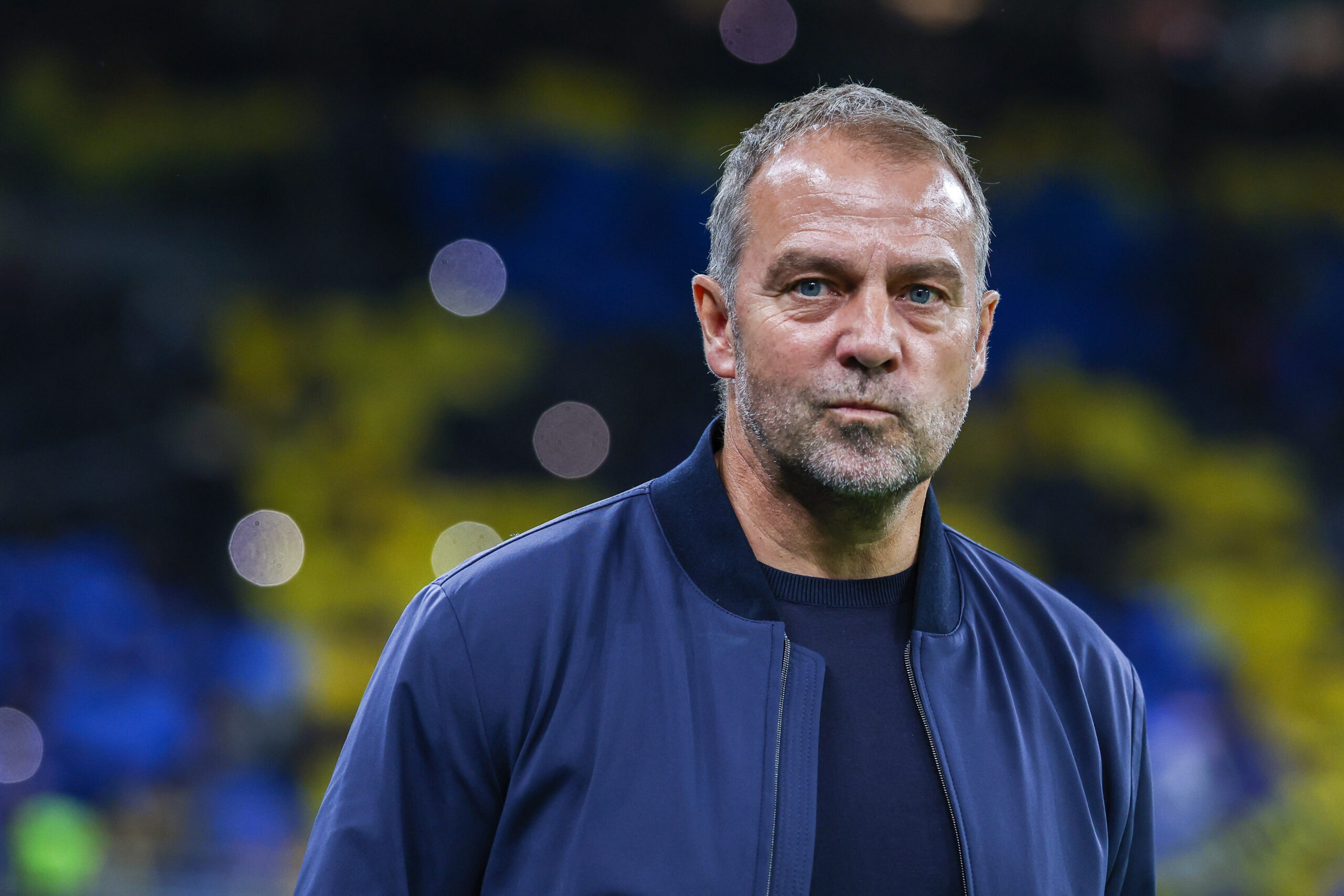 Hansi Flick Head Coach of FC Barcelona looks on during UEFA Champions League 2024/25 Semi Final - 2nd leg football match between FC Internazionale and FC Barcelona at San Siro Stadium (Photo by Fabrizio Carabelli/IPA Sport / ipa-agency.net/IPA/Sipa USA)
2025.05.07 Mediolan
pilka nozna liga mistrzow
Inter Mediolan - FC Barcelona
Foto IPA/SIPA USA/PressFocus

!!! POLAND ONLY !!!