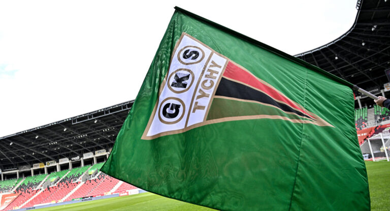 2025.05.09 Tychy
Pilka nozna Betclic 1 Liga sezon 2024/2025
GKS Tychy - Wisla Krakow
N/z flaga gks tychy widok ilustracja
Foto Lukasz Sobala / PressFocus

2025.05.09 Tychy
Football Polish First League season 2024/2025
GKS Tychy - Wisla Krakow
flaga gks tychy widok ilustracja
Credit: Lukasz Sobala / PressFocus