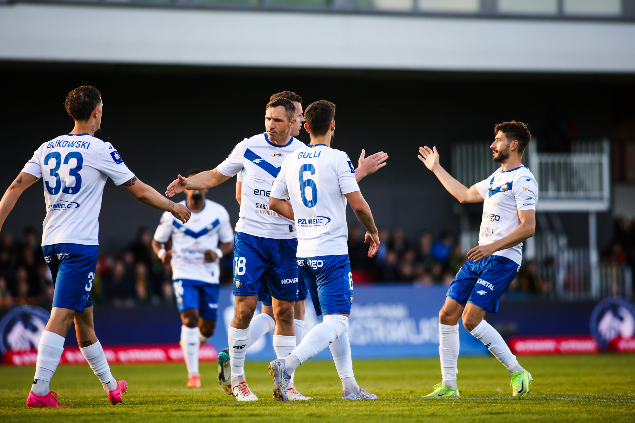2025.05.12 Niepolomice
Pilka nozna PKO Ekstraklasa 2024/2025
Puszcza Niepolomice - Stal Mielec
N/z gol bramka radosc Matthew Guillaumier Piotr Wlazlo
Foto Marta Badowska / PressFocus
2025.05.12 Niepolomice
Football Polish PKO Ekstraklasa Season 2024/2025
gol bramka radosc Matthew Guillaumier Piotr Wlazlo
Credit: Marta Badowska / PressFocus