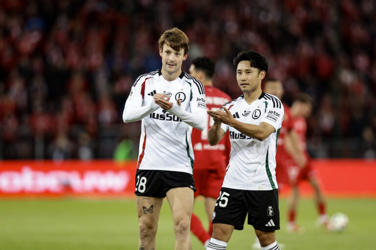 2025.05.15 Lodz
pilka nozna PKO Ekstraklasa sezon 2024/2025
Widzew Lodz - Legia Warszawa
N/z Marc Gual Ryoya Morishita
Foto Artur Kraszewski / PressFocus
2025.05.15 Lodz
Football - Polish PKO Ekstraklasa season 2024/2025
Widzew Lodz - Legia Warszawa
Marc Gual Ryoya Morishita
Credit: Artur Kraszewski / PressFocus