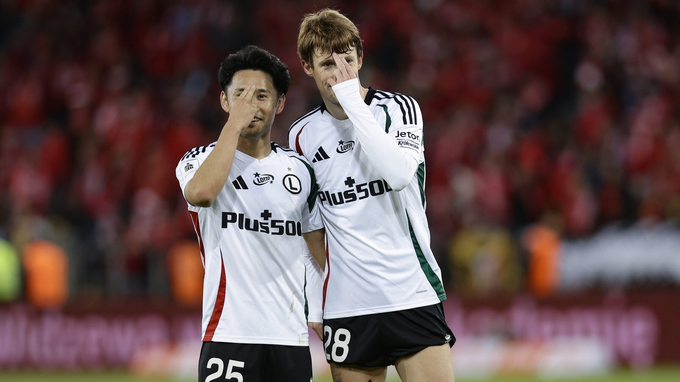 2025.05.15 Lodz 
pilka nozna PKO Ekstraklasa sezon 2024/2025 
Widzew Lodz - Legia Warszawa
N/z Marc Gual Ryoya Morishita
Foto Artur Kraszewski / PressFocus 

2025.05.15 Lodz 
Football - Polish PKO Ekstraklasa season 2024/2025 
Widzew Lodz - Legia Warszawa
Marc Gual Ryoya Morishita
Credit: Artur Kraszewski / PressFocus