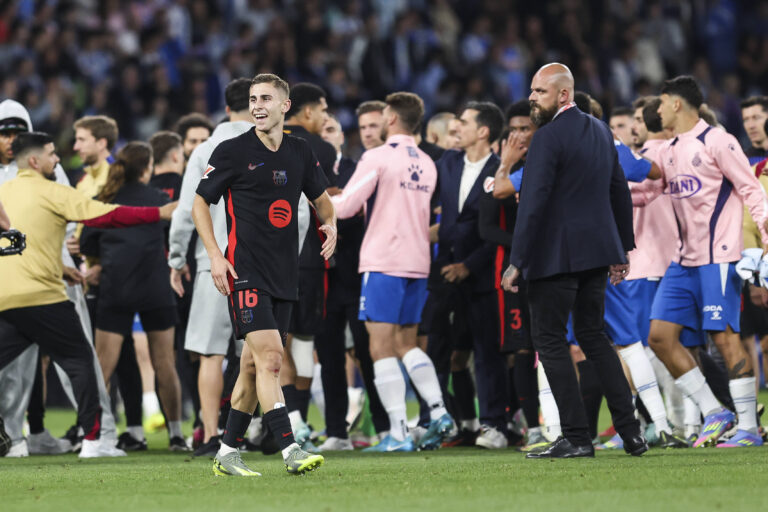 Espanyol v FC Barcelona, Barca LaLiga football, Barcelona, Spain Barcelona, Spain. 15th, May 2025. Fermin Lopez 16 of FC Barcelona seen after the LaLiga match between Espanyol and FC Barcelona at the RCDE Stadium in Barcelona. Spain, Barcelona PUBLICATIONxNOTxINxDENxNORxFINxBEL Copyright: xGonzalesxPhoto/AinhoaxRodriquezxJarax
2025.05.15 Barcelona
pilka nozna , liga hiszpanska
RCD Espanyol Barcelona - FC Barcelona
Foto IMAGO/PressFocus

!!! POLAND ONLY !!!