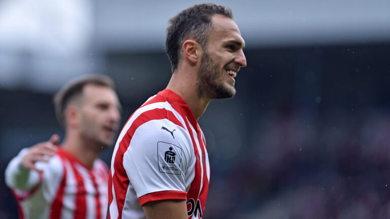 2025.05.18 Krakow
Pilka nozna , PKO BP Ekstraklasa sezon 2024/25
Cracovia Krakow - Legia Warszawa
N/z Virgil Ghita  radosc po bramce na 2-1, gol, bramka
Foto Krzysztof Porebski / PressFocus

2025.05.18 Krakow
Football Polish top league , 2024/2025 season
Cracovia Krakow - Legia Warszawa
Virgil Ghita  radosc po bramce na 2-1, gol, bramka
Credit: Krzysztof Porebski / PressFocus