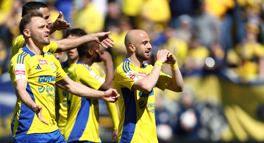 2025.05.18 Gdynia Pilka Nozna Betclic 1 liga sezon 2024/2025 Mecz Arka Gdynia - GKS Tychy N/z Tornike Gaprindaszwili gol bramka radosc Foto Piotr Matusewicz / PressFocus

2025.05.18 Gdynia
Football Polish first division season 2024/2025
Arka Gdynia - GKS Tychy
Tornike Gaprindaszwili gol bramka radosc
Credit: Piotr Matusewicz / PressFocus