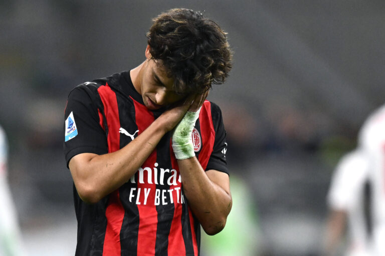 Db Milano 24/05/2025 - campionato di calcio serie A / Milan-Monza / foto Daniele Buffa/Image nella foto: esultanza gol Joao Felix PUBLICATIONxNOTxINxITA
2025.05.24 Mediolan
pilka nozna , liga wloska
AC Milan - AC Monza
Foto IMAGO/PressFocus

!!! POLAND ONLY !!!