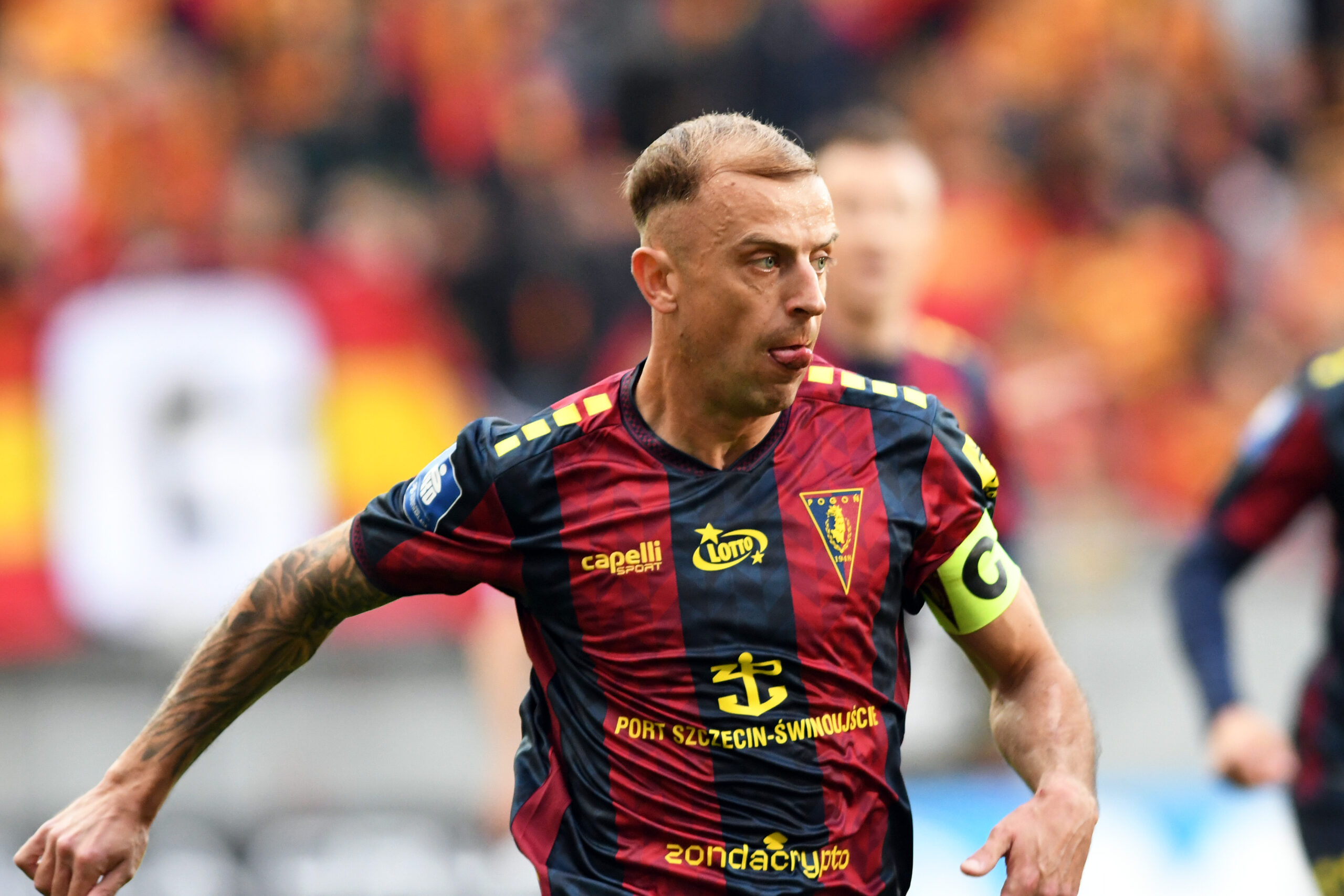 2025.05.24 Bialystok Pilka nozna PKO Ekstraklasa sezon 2024/2025 34. kolejka rozgrywek Jagiellonia Bialystok (zolto-czerwone) - Pogon Szczecin N/z Kamil Grosicki Foto Michal Kosc / PressFocus 
2025.05.24 Bialystok Football Polish PKO Ekstraklasa season 2024/2025 Jagiellonia Bialystok - Pogon Szczecin Credit Michal Kosc / PressFocus