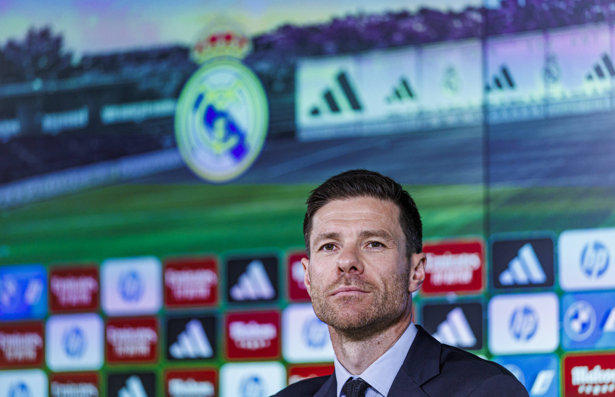 Real Madrid CF - Xabi Alonso 26/05/2025 press conference, PK, Pressekonferenz to present Xabi Alonso as Real Madrid CF coach at the Valdebebas training center on May 26. in Madrid, Spain. Madrid Spain Copyright: xPGSxPhotoxAgencyx
2025.05.26 Madryt
pilka nozna , liga hiszpanska
Xabi Alonso trenerem Realu Madryt
Foto IMAGO/PressFocus

!!! POLAND ONLY !!!