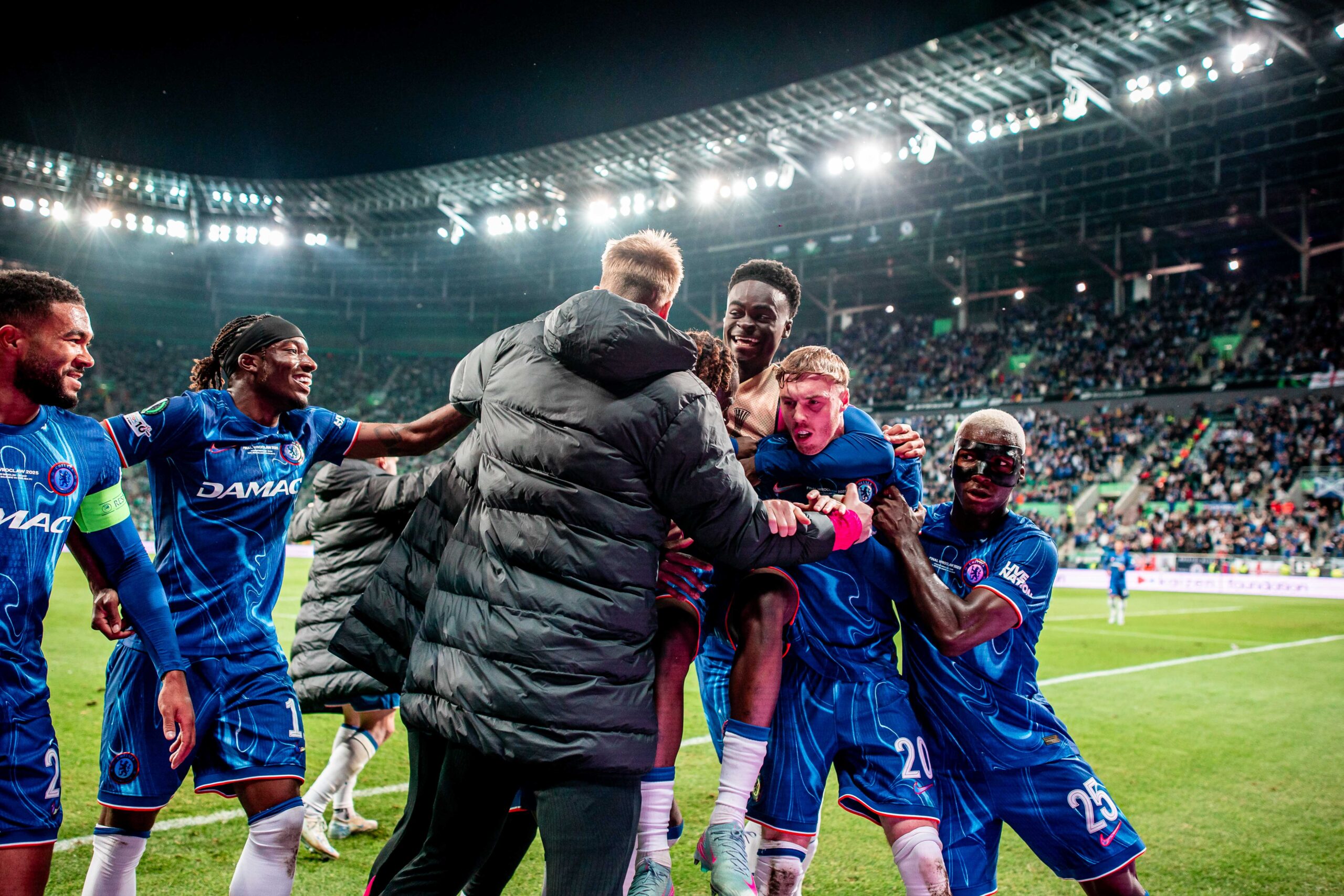 2025.05.28 Wroclaw
2024/2025 UEFA Final Ligi Konferencji
Tarczynski Arena Wroclaw
Real Betis - Chelsea
N/z Nicolas Jackson gol radosc bramka goal
Foto Mateusz Porzucek PressFocus
2025.05.28 Wroclaw
UEFA Conference League Final
Real Betis - Chelsea
Nicolas Jackson gol radosc bramka goal
Credit: Mateusz Porzucek PressFocus