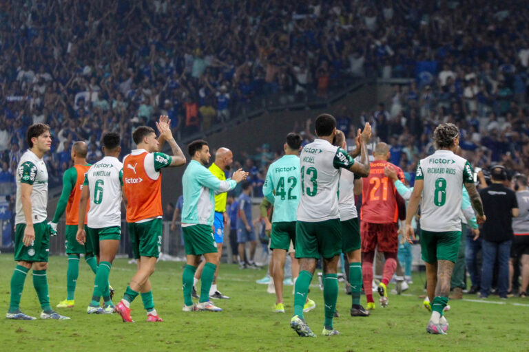 Departure between cruzeiro mg and palmeiras sp Belo horizonte mg, 06/01/2025 - football / cruzeiro mg x palmeiras sp - palmeiras players thank the fans for their presence during the match between cruzeiro and palmeiras, valid for the 11th round turn of the brazilian series a - 2025 - held at minas arena mineirao, this sunday 1. Minas Gerais Brasil Copyright: xEvandroPyxisx
2025.06.01 Belo Horizonte
pilka nozna , liga brazylijska
Cruzeiro - Palmeiras
Foto IMAGO/PressFocus
!!! POLAND ONLY !!!