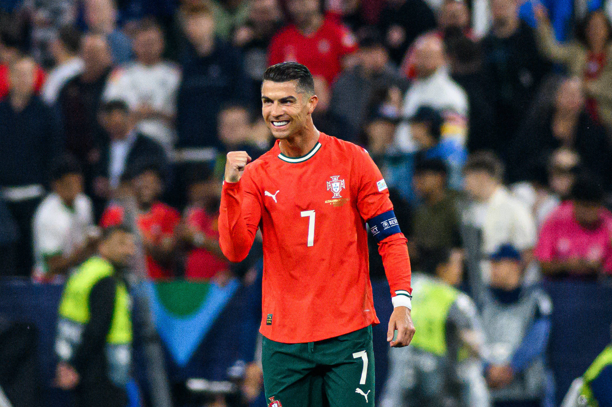 MUNICH, GERMANY - 4 JUNE, 2025: Cristiano Ronaldo - The semifinal match UEFA Nations League 2025 Germany vs Portugal at Allianz Arena. PUBLICATIONxNOTxINxRUS Copyright: xVITALIIxKLIUIEVx
2025.06.04 Monachium
pilka nozna , liga narodow
Niemcy - Portugalia
Foto IMAGO/PressFocus
!!! POLAND ONLY !!!