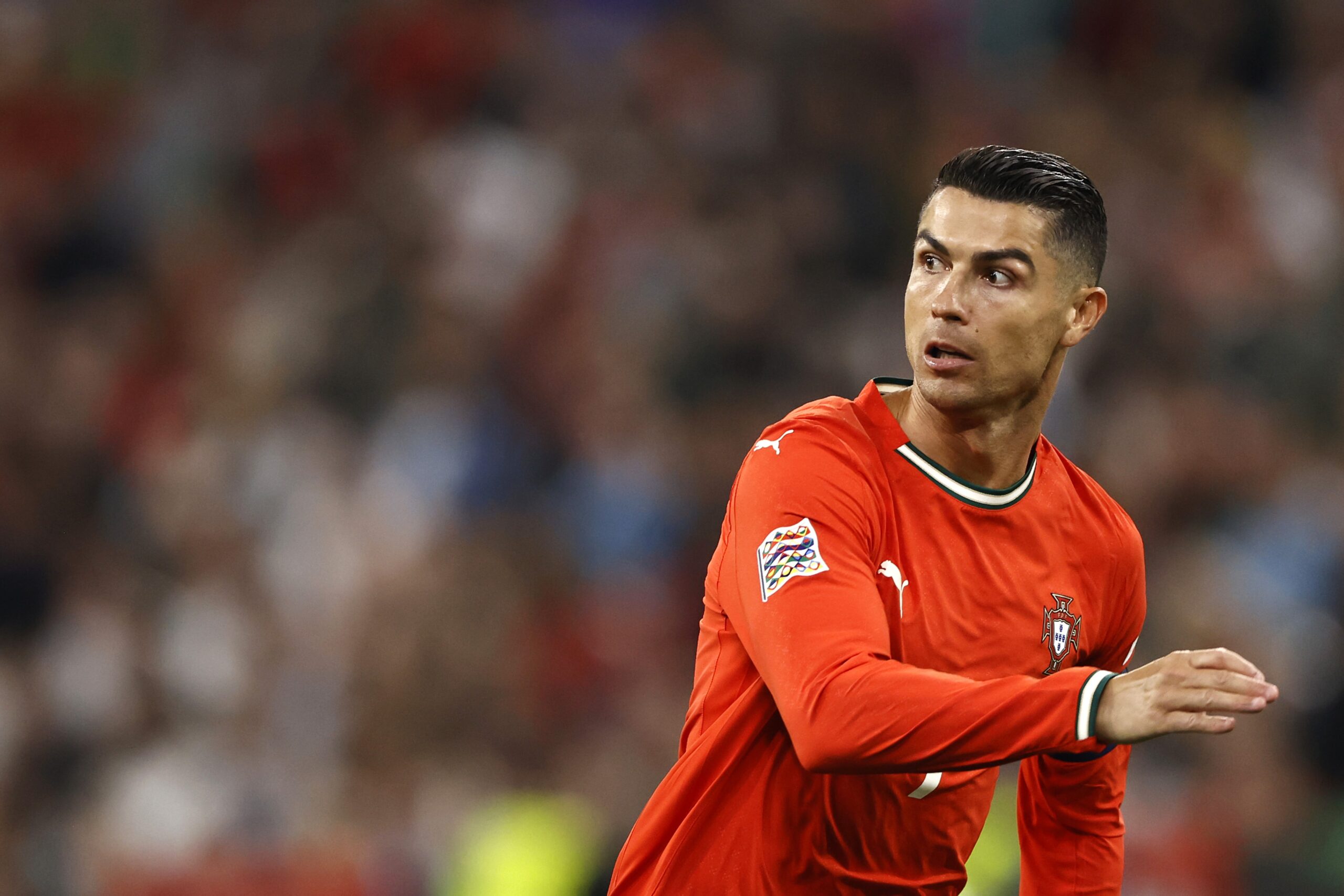 6/4/2025 - MUNCHEN - Cristiano Ronaldo of Portugal during the UEFA Nations League semifinal match Germany v. Portugal at the Munich Football Arena on June 4, 2025 in Munich, Germany. ANP | Hollandse Hoogte | MAURICE VAN STEEN /ANP/Sipa USA
2025.06.04 Monachium
pilka nozna Liga Narodow
Niemcy - Portugalia
Foto ANP/SIPA USA/PressFocus
!!! POLAND ONLY !!!