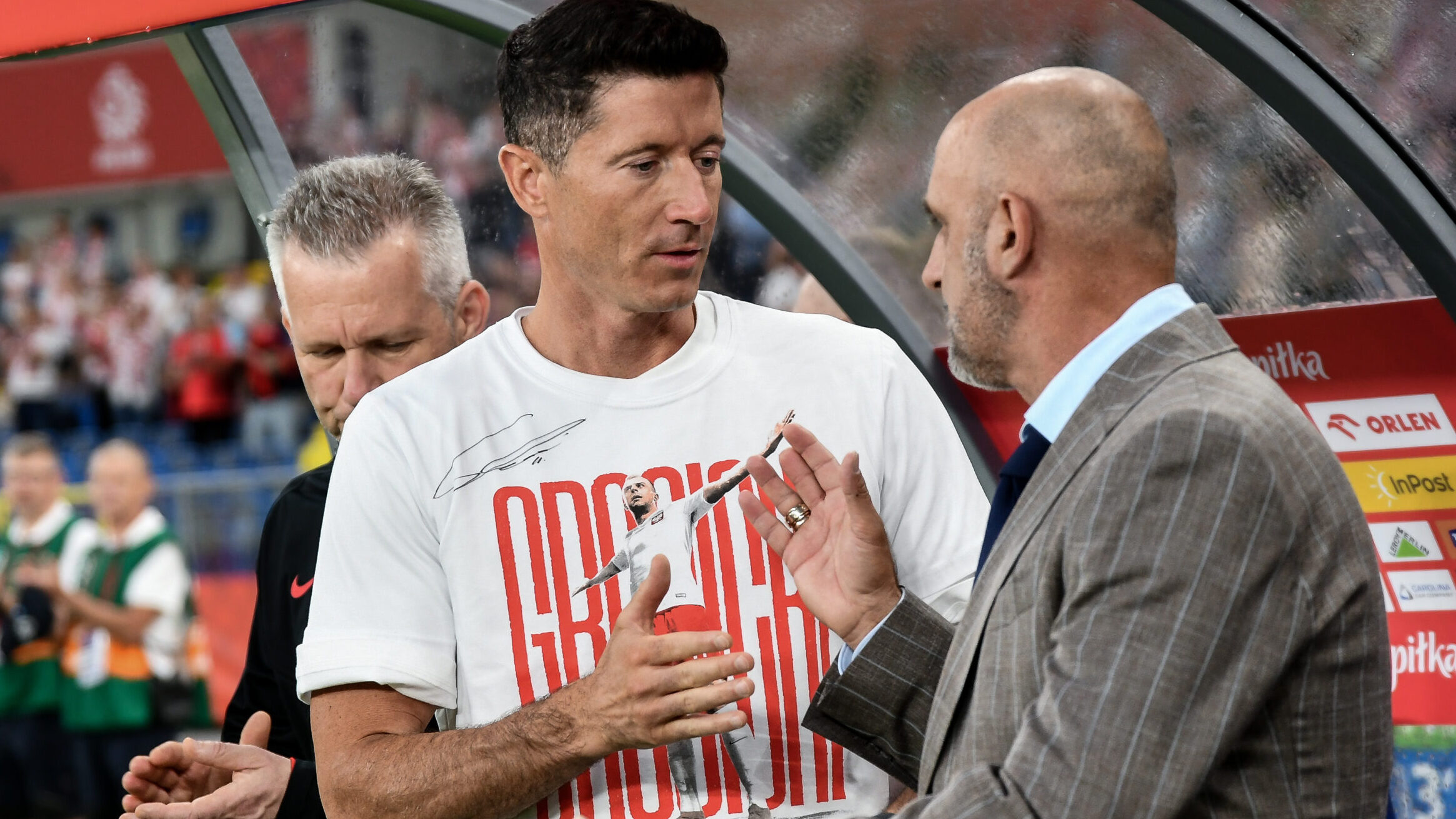 2025.06.06 Chorzow
Pilka nozna Reprezentacja Polski mecz towarzyski
Polska - Moldawia
N/z Robert Lewandowski Michal Probierz
Foto Mateusz Sobczak / PressFocus

2025.06.06 Chorzow
Football Polish National Football Team - friendly match
Poland - Moldova
Robert Lewandowski Michal Probierz
Credit: Mateusz Sobczak / PressFocus