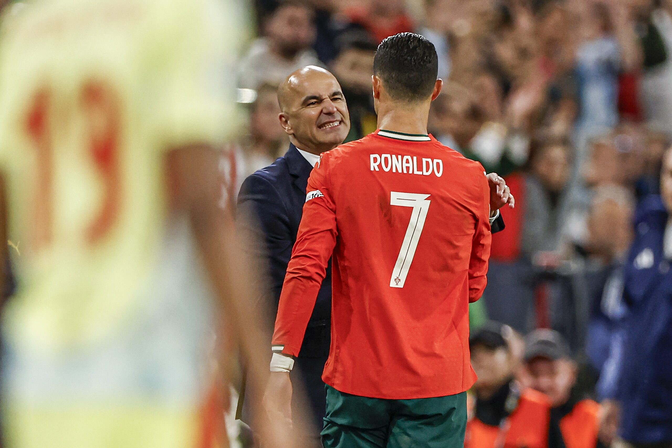 6/8/2025 - MUNCHEN - (L-R) Portugal coach Roberto Martinez, Cristiano Ronaldo of Portugal during the UEFA Nations League final Portugal v. Spain at the Munich Football Arena on June 8, 2025 in Munich, Germany. ANP | Hollandse Hoogte | MAURICE VAN STEEN /ANP/Sipa USA
2025.06.08 Monachium
pilka nozna Liga Narodow
Portugalia - Hiszpania
Foto ANP/SIPA USA/PressFocus

!!! POLAND ONLY !!!
