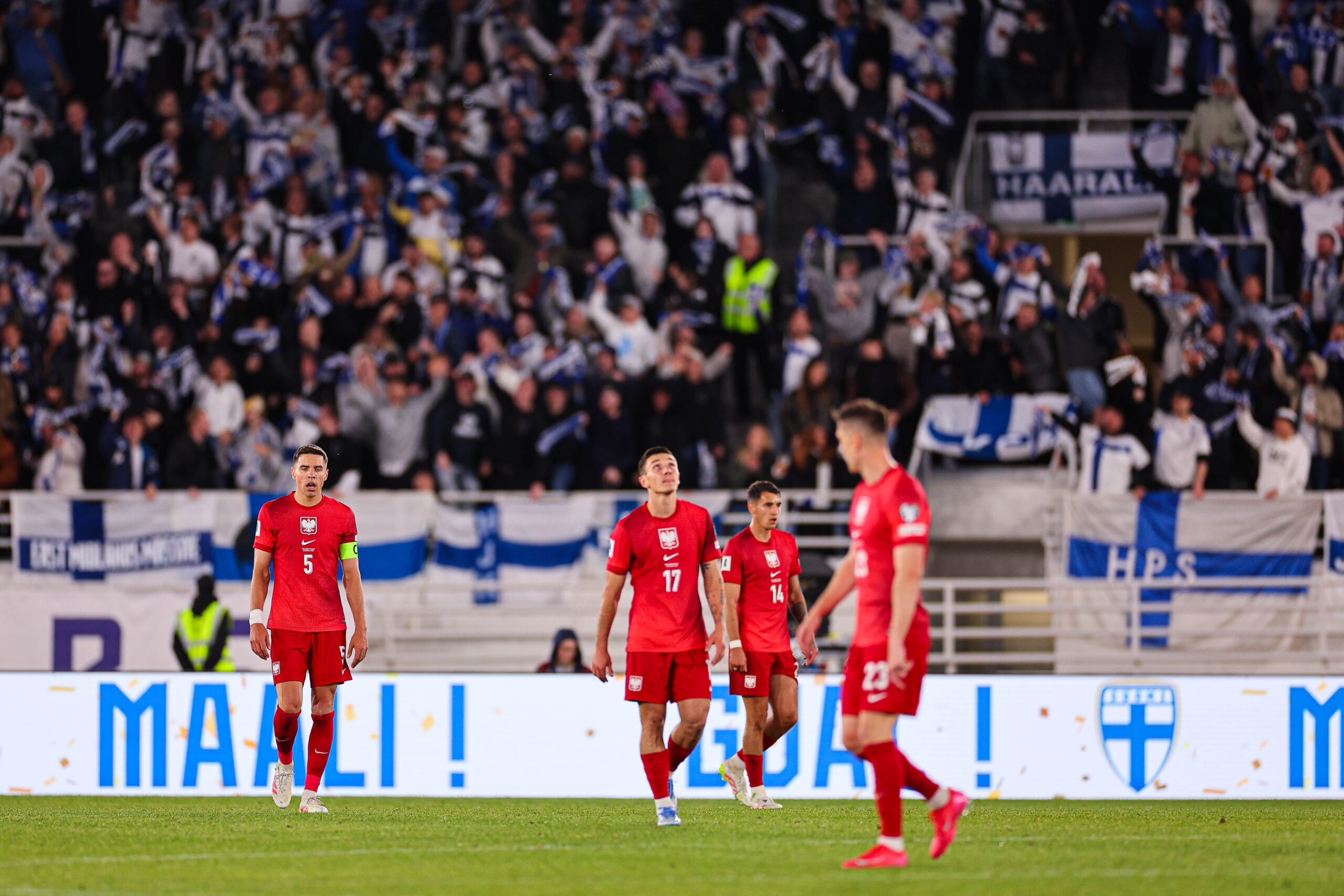 2025.06.10 Helsinki
pilka nozna FIFA Kwalifikacje do Mistrzostw Swiata
Finlandia - Polska
N/z przegrana smutek
Foto Pawel Andrachiewicz / PressFocus

2025.06.10 Helsinki
Football - FIFA World Cup qualification
Finland - Poland
przegrana smutek
Credit: Pawel Andrachiewicz / PressFocus