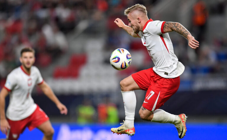 2025.06.14 Trenczyn
Pilka nozna kadra reprezentacja Mistrzostwa Europy U21 Slowacja 2025
Portugalia - Polska
N/z Mariusz Fornalczyk
Foto Mateusz Sobczak / PressFocus
2025.06.14 Trencin
Football 2025 UEFA European Under 21 Championship
Portugal v Poland
Mariusz Fornalczyk
Credit: Mateusz Sobczak / PressFocus