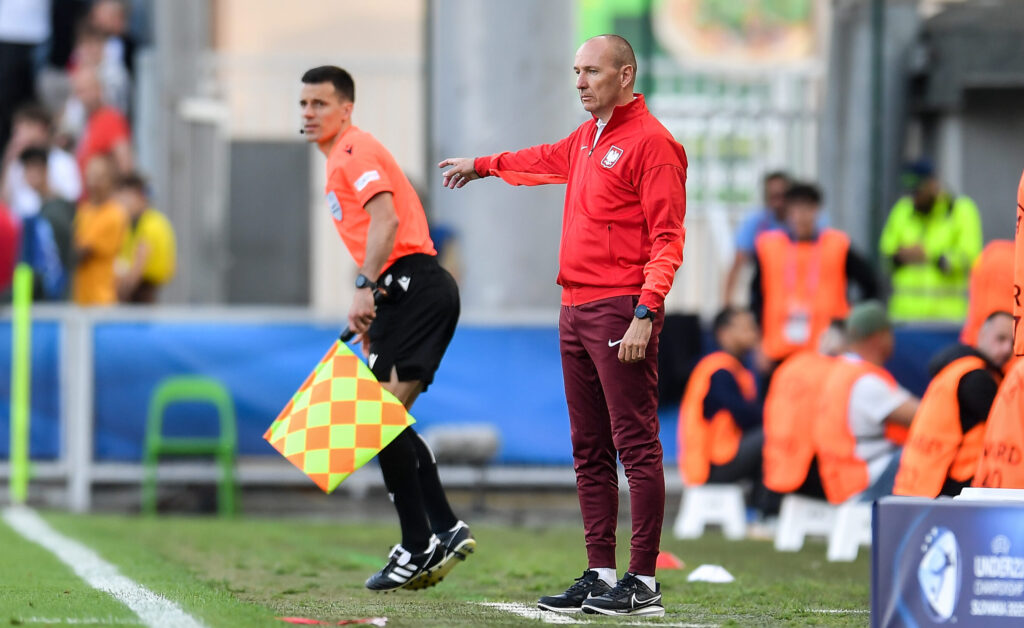 2025.06.17 Zylina
Pilka nozna kadra reprezentacja Mistrzostwa Europy U21 Slowacja 2025
Francja - Polska
N/z Adam Majewski
Foto Mateusz Sobczak / PressFocus

2025.06.17 Zilina
Football 2025 UEFA European Under 21 Championship
France v Poland
Adam Majewski
Credit: Mateusz Sobczak / PressFocus