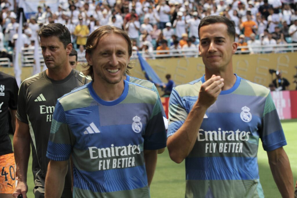 Real madrid c.f. - al hilal-copa do mundo de clubes da fifa. spo real madrid c.f. - al hilal-fifa club world cup. June 18, 2025, miami, florida, usa: mudric luka and vazquez lucas of real during soccer match between real madrid c.f. And al hilal in the group stage of fifa club world cup taking place at hard rock stadium in miami. Credit: niyi fote/thenews2 Foto: Niyi Fote/Thenews2/imago images SPO PUBLICATIONxNOTxINxUSA Copyright: xNiyixFotex
2025.06.18 Miami Gardens
pilka nozna , klubowe mistrzostwa swiata w pilce noznej FIFA
Real Madryt - Al Hilal
Foto IMAGO/PressFocus

!!! POLAND ONLY !!!