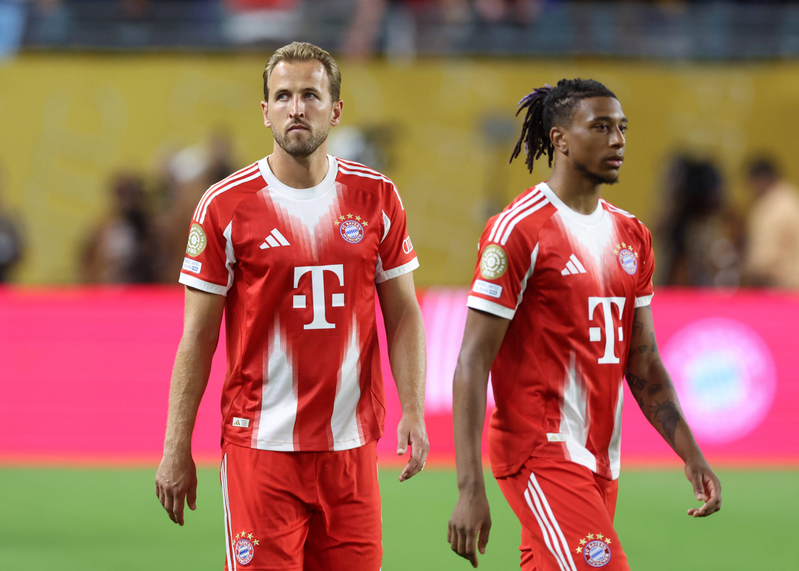 Miami Gardens, USA, 20th June 2025. Bayern s Harry Kane during the Bayern Munich vs CA Boca Juniors FIFA Club World Cup match at Hard Rock Stadium, Miami Gardens. Picture credit should read: David Klein / Sportimage EDITORIAL USE ONLY. No use with unauthorised audio, video, data, fixture lists, club/league logos or live services. Online in-match use limited to 120 images, no video emulation. No use in betting, games or single club/league/player publications. SPI_139_DK_Munich_Boca_Juniors SPI-3988-0139
2025.06.20 Miami Gardens
pilka nozna , klubowe mistrzostwa swiata w pilce noznej FIFA
Bayern Monachium - Boca Juniors 
Foto IMAGO/PressFocus

!!! POLAND ONLY !!!
