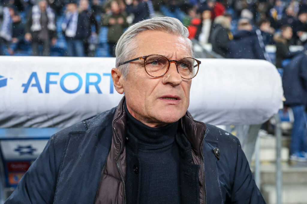 2018.12.07 Poznan
Pilka nozna Ekstraklasa sezon 2018/2019
Lech Poznan - Slask Wroclaw
N/z trener Adam Nawalka
Foto Pawel Jaskolka / PressFocus

2018.12.07 Poznan
Football Polish Ekstraklasa season 2018/2019
Lech Poznan - Slask Wroclaw
Credit: Pawel Jaskolka / PressFocus