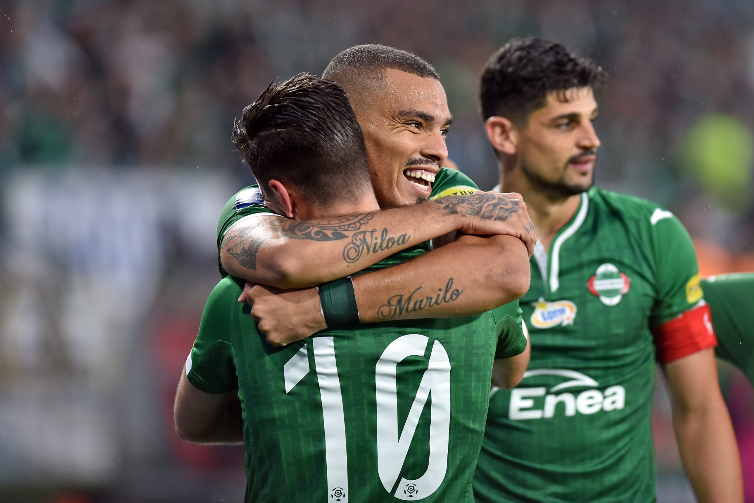 2022.09.10 Radom
Pilka nozna, PKO BP Ekstraklasa, sezon 2022/2023
Radomiak Radom - Wisla Plock
N/z Roberto Alves, Maurides Junior, Raphael Rossi, radosc po bramce na 2-0, gol, bramka
Foto Krzysztof Porebski / PressFocus

2022.09.10 Radom
Football, Polish top league - first level, 2022/23 season
Radomiak Radom - Wisla Plock
Roberto Alves, Maurides Junior, Raphael Rossi, radosc po bramce na 2-0, gol, bramka
Credit: Krzysztof Porebski / PressFocus