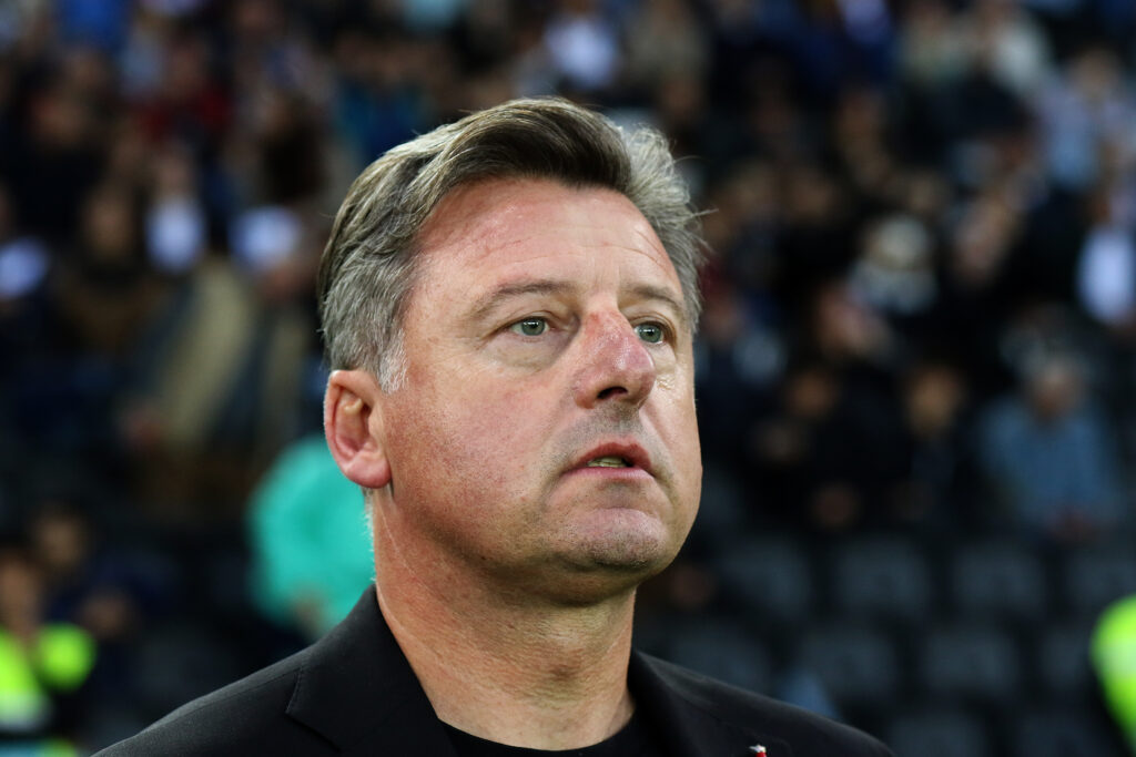 Udinese’s head coach Kosta Runjaic during the Serie A soccer match between Udinese and Fiorentina at the Bluenergy Stadium in Udine, north east Italy - Sunday, May 25,2025 sport - soccer (Photo by Andrea Bressanutti/Lapresse) (Photo by Andrea Bressanutti/LaPresse/Sipa USA)
2025.05.25 Udine
pilka nozna liga wloska
Udinese Calcio - ACF Fiorentina
Foto LaPresse/SIPA USA/PressFocus

!!! POLAND ONLY !!!