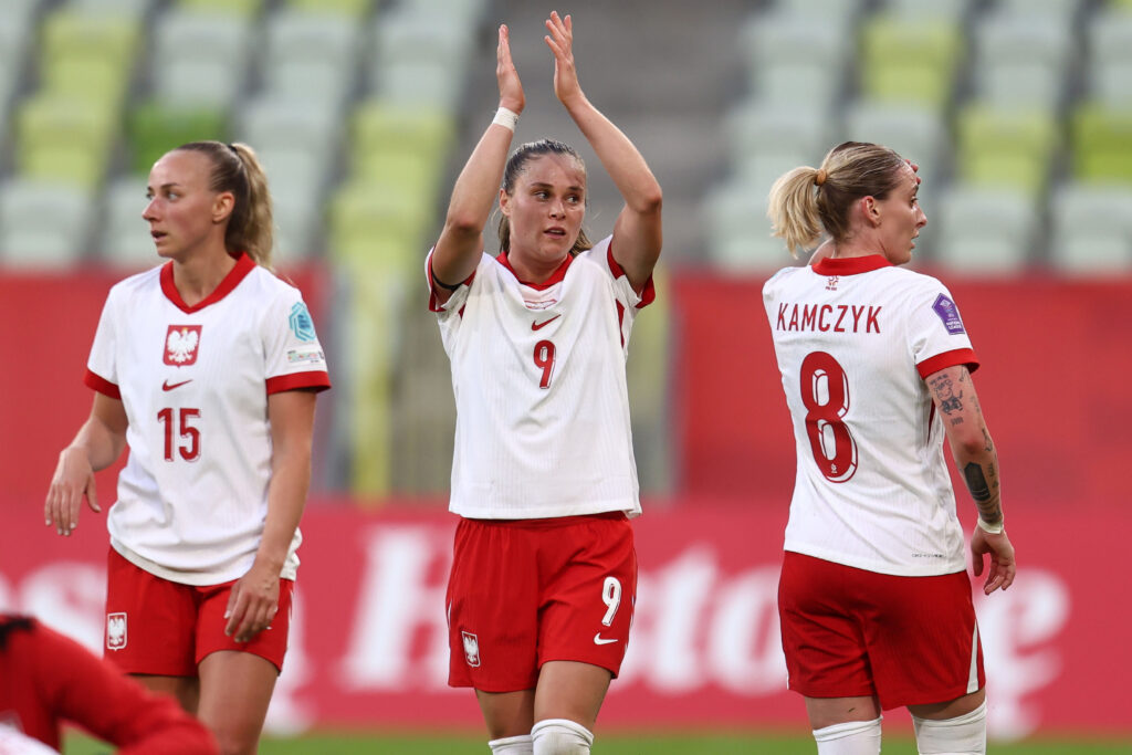 2025.06.03 Gdansk Pilka nozna Liga Narodow UEFA Kobiet Mecz Polska - Rumunia N/z Ewa Pajor Foto Piotr Matusewicz / PressFocus

2025.06.03 Gdansk
Football UEFA Womens Nations League
Poland - Romania
Ewa Pajor 
Credit: Piotr Matusewicz / PressFocus