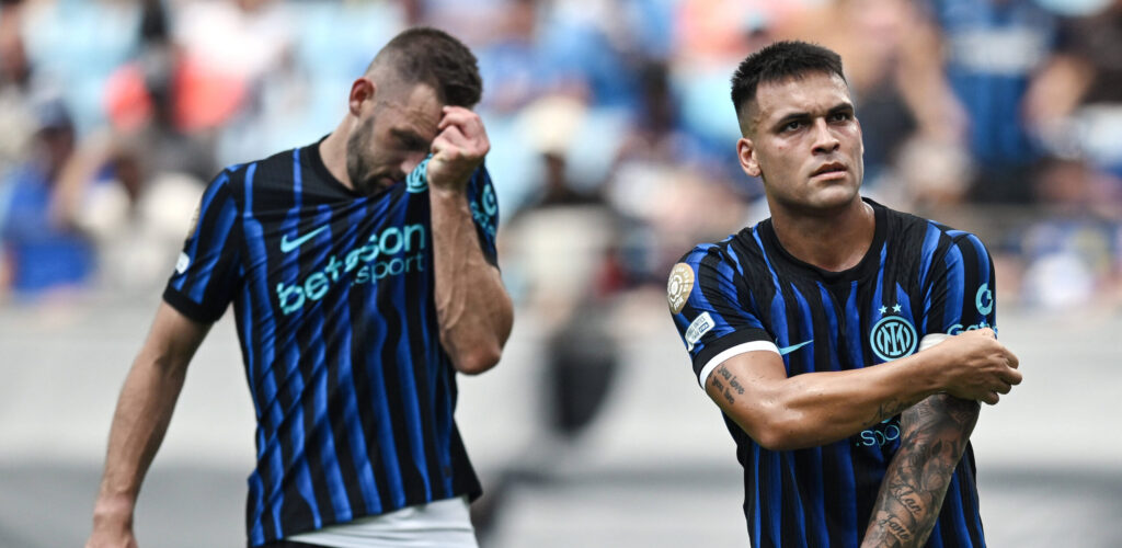 Db Charlotte 30/06/2025 - FIFA Club World Cup / Inter-Fluminense / foto Daniele Buffa/Image nella foto: Lautaro Martinez-Stefan de Vrij PUBLICATIONxNOTxINxITA
2025.06.30 Charlotte
pilka nozna , klubowe mistrzostwa swiata w pilce noznej FIFA
Inter Mediolan - Fluminense FC
Foto IMAGO/PressFocus

!!! POLAND ONLY !!!