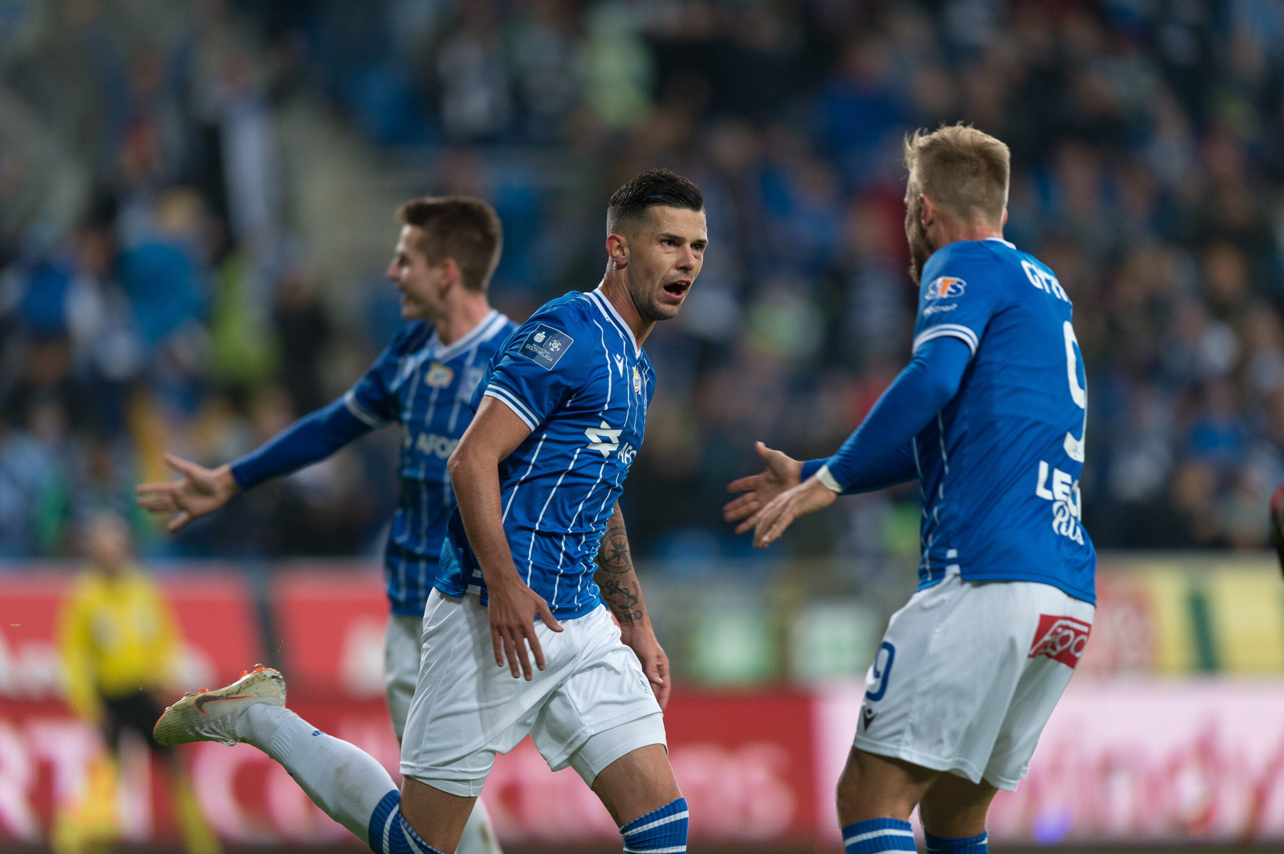 2019.10.05 Poznan
Pilka Nozna PKO Ekstraklasa sezon 2019/2020
Lech Poznan - Wisla Krakow
N/z Darko Jevtic gol radosc
Foto. Damian Kosciesza / PressFocus

2019.10.05 Poznan
Football Polish PKO Ekstraklasa season 2019/2020 Lech Poznan - Wisla Krakow
O/p 
Credit. Damian Kosciesza / PressFocus