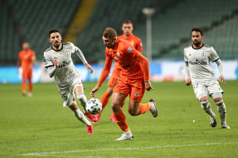 18.10.2020 Warszawa
Pilka nozna
PKO Ekstraklasa 2020/2021
Legia Warszawa - Zaglebie Lubin
N/z Patryk Szysz, Filip Mladenovic
Foto Adam Starszynski / PressFocus

18.10.2020 Warsaw
Football
PKO Ekstraklasa 2020/2021, polish top division
Legia Warszawa - Zaglebie Lubin
Patryk Szysz, Filip Mladenovic
Credit Adam Starszynski / PressFocus