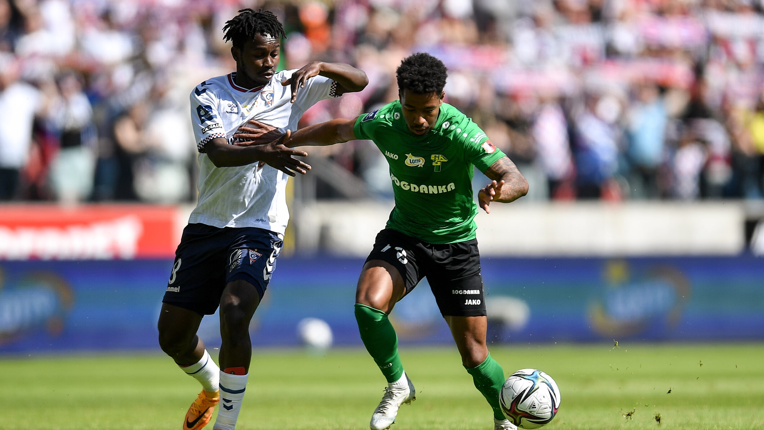 2022.05.15 Zabrze
Pilka nozna PKO Ekstraklasa sezon 2021/2022
Gornik Zabrze - Gornik Leczna
N/z Alasana Manneh Jason Lokilo
Foto Lukasz Sobala / PressFocus

2022.05.15 Zabrze
Football Polish League PKO Ekstraklasa season 2021/2022
Gornik Zabrze - Gornik Leczna
Alasana Manneh Jason Lokilo
Credit: Lukasz Sobala / PressFocus