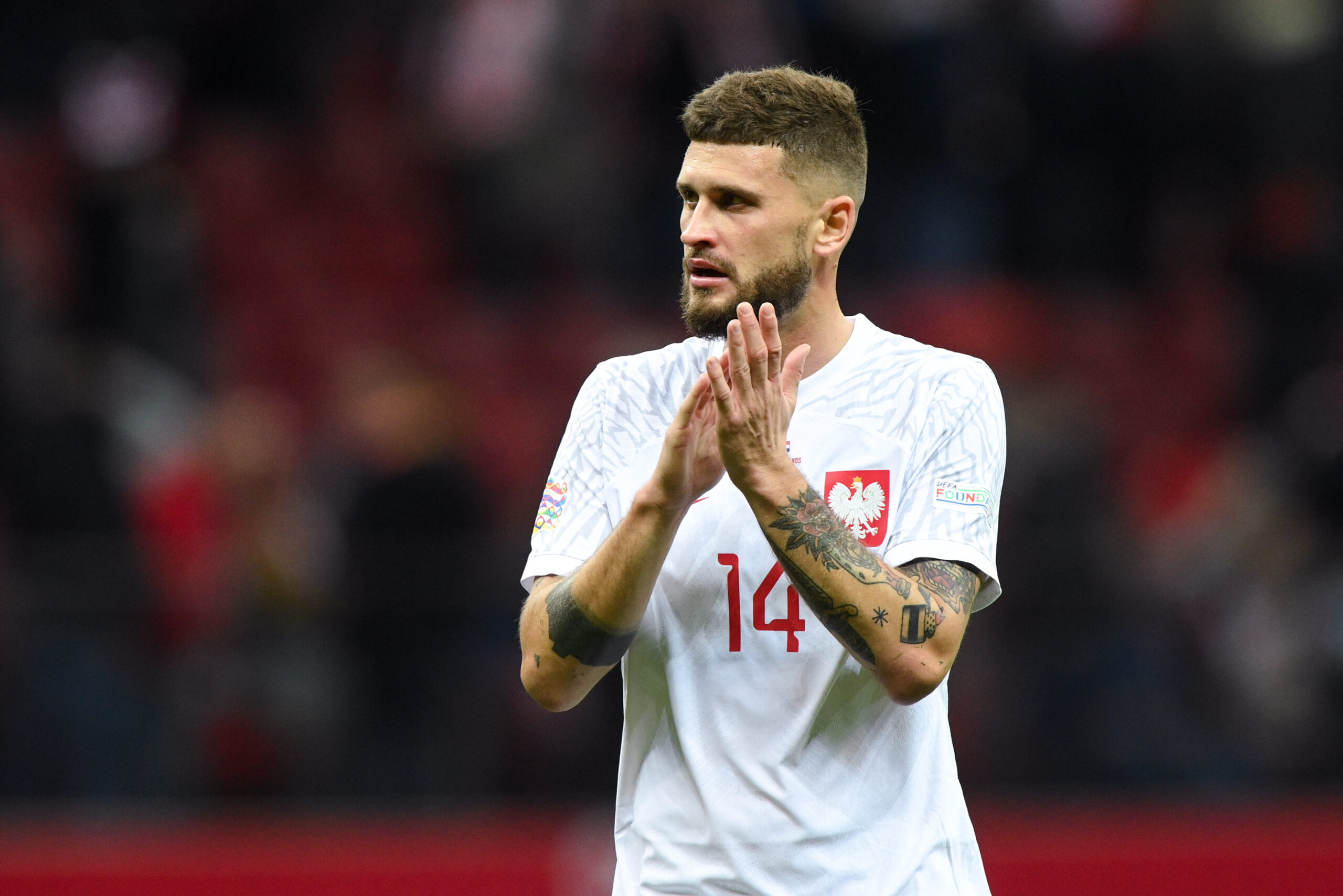 2022.09.22 Warszawa
pilka nozna Liga Narodow
Polska - Holandia
N/z Mateusz Klich
Foto Rafal Oleksiewicz / PressFocus

2022.09.22 Warsaw
Football UEFA Nations League
Poland vs Netherlands
Mateusz Klich
Credit: Rafal Oleksiewicz / PressFocus