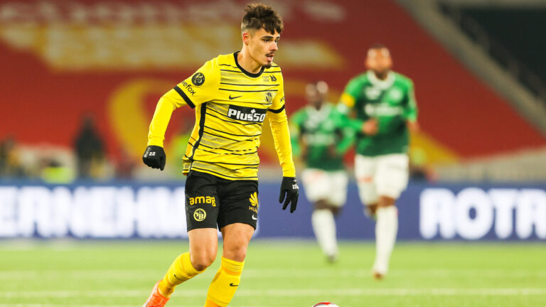 12.2.2023, Bern, Wankdorf, Super League: BSC Young Boys - FC St.Gallen 1879,  #22 Donat Rrudhani (Young Boys) (Photo by Luigi Rizzo/Just Pictures/Sipa USA)
2023.02.12 Bern
pilka nozna Liga szwajcarska
BSC Young Boys - FC St.Gallen 1879
Foto Luigi Rizzo/Just Pictures/SIPA USA/PressFocus

!!! POLAND ONLY !!!