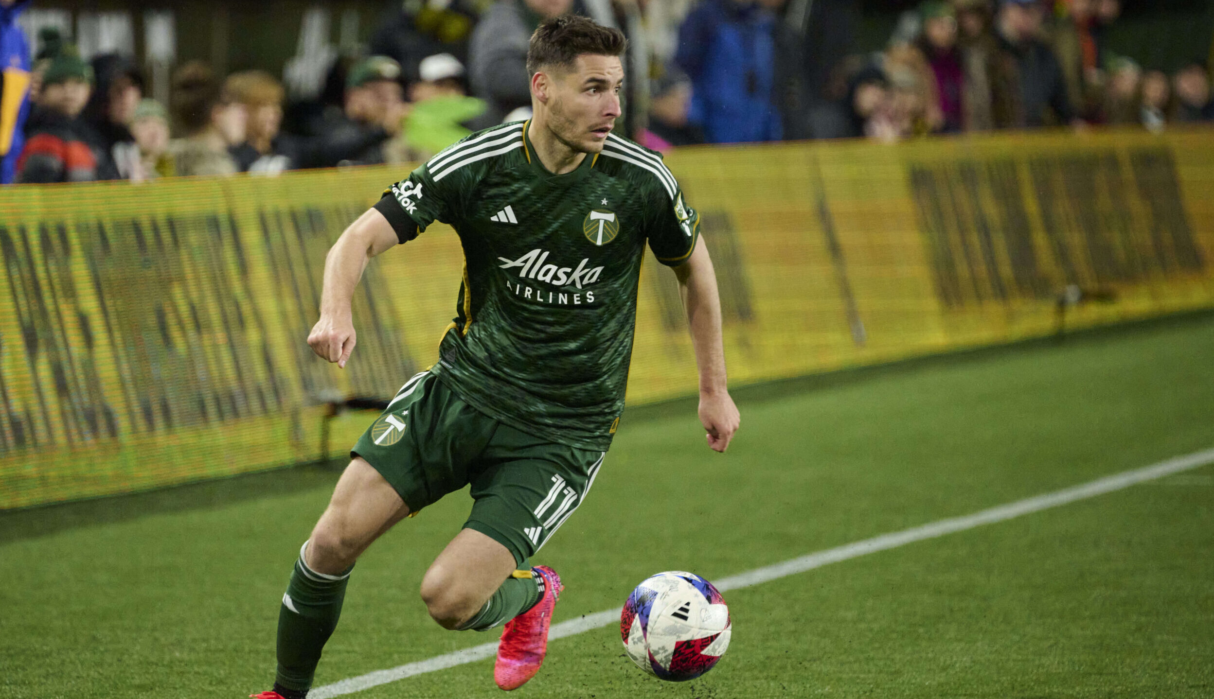 Feb 27, 2023; Portland, Oregon, USA; Portland Timbers forward Jaroslaw Niezgoda (11) controls the ball during the second half against Sporting Kansas City -  Providence Park. Mandatory Credit: Troy Wayrynen - USA TODAY Sports/Sipa USA
2023.02.27 Portland
pilka nozna amerykanska liga MLS
MLS: Sporting Kansas City -  Portland Timbers
Foto Troy Wayrynen - USA TODAY Sports/SIPA USA/PressFocus

!!! POLAND ONLY !!!