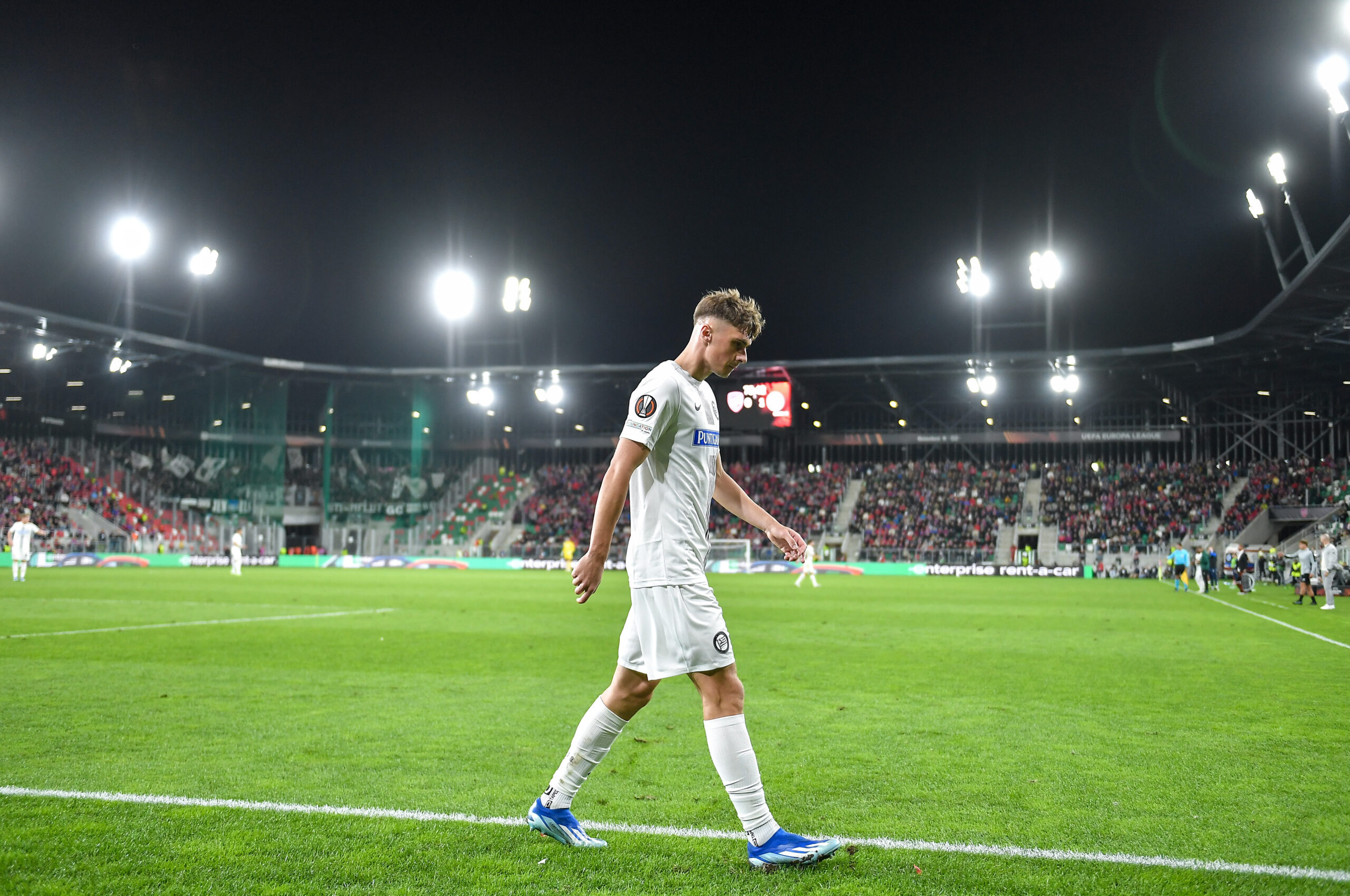 2023.10.05 Sosnowiec
Pilka nozna Eliminacje Liga Europy UEFA Sezon 2023/2024
Rakow Czestochowa - SK Sturm Graz
N/z Szymon Wlodarczyk
Foto Lukasz Sobala / PressFocus

2023.10.05 Sosnowiec
Football UEFA Europa League Season 2023/2024
Rakow Czestochowa - SK Sturm Graz
Szymon Wlodarczyk
Credit: Lukasz Sobala / PressFocus