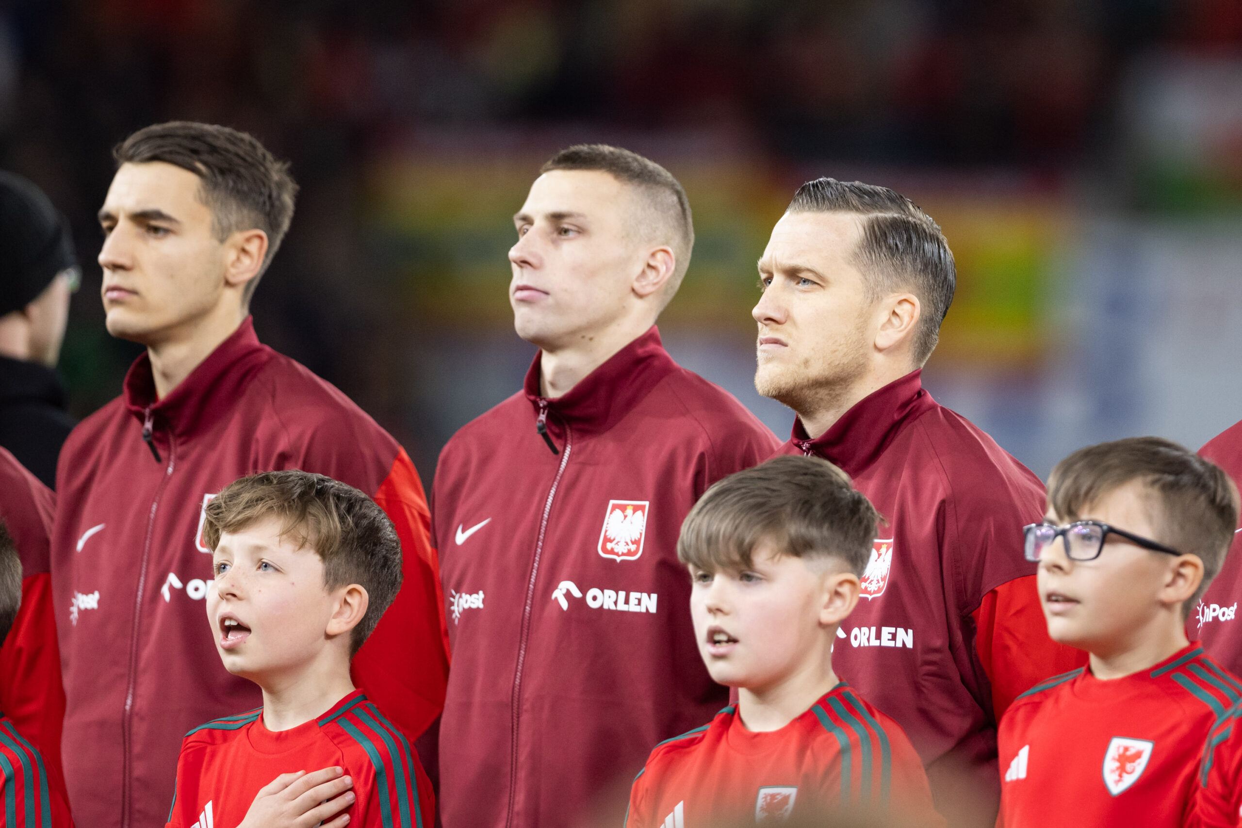 2024.03.26 Cardiff
Pilka nozna 
Kwalifikacje UEFA EURO 2024
Walia - Polska
N/z Jakub Kawior, Jakub Piotrowski, Piotr Zielinski
Foto Marcin Karczewski / PressFocus

2024.03.26 Cardiff
Football 
UEFA EURO 2024 European Qualifiers
Press conference before game Wales - Poland
Jakub Kawior, Jakub Piotrowski, Piotr Zielinski
Credit: Marcin Karczewski / PressFocus
