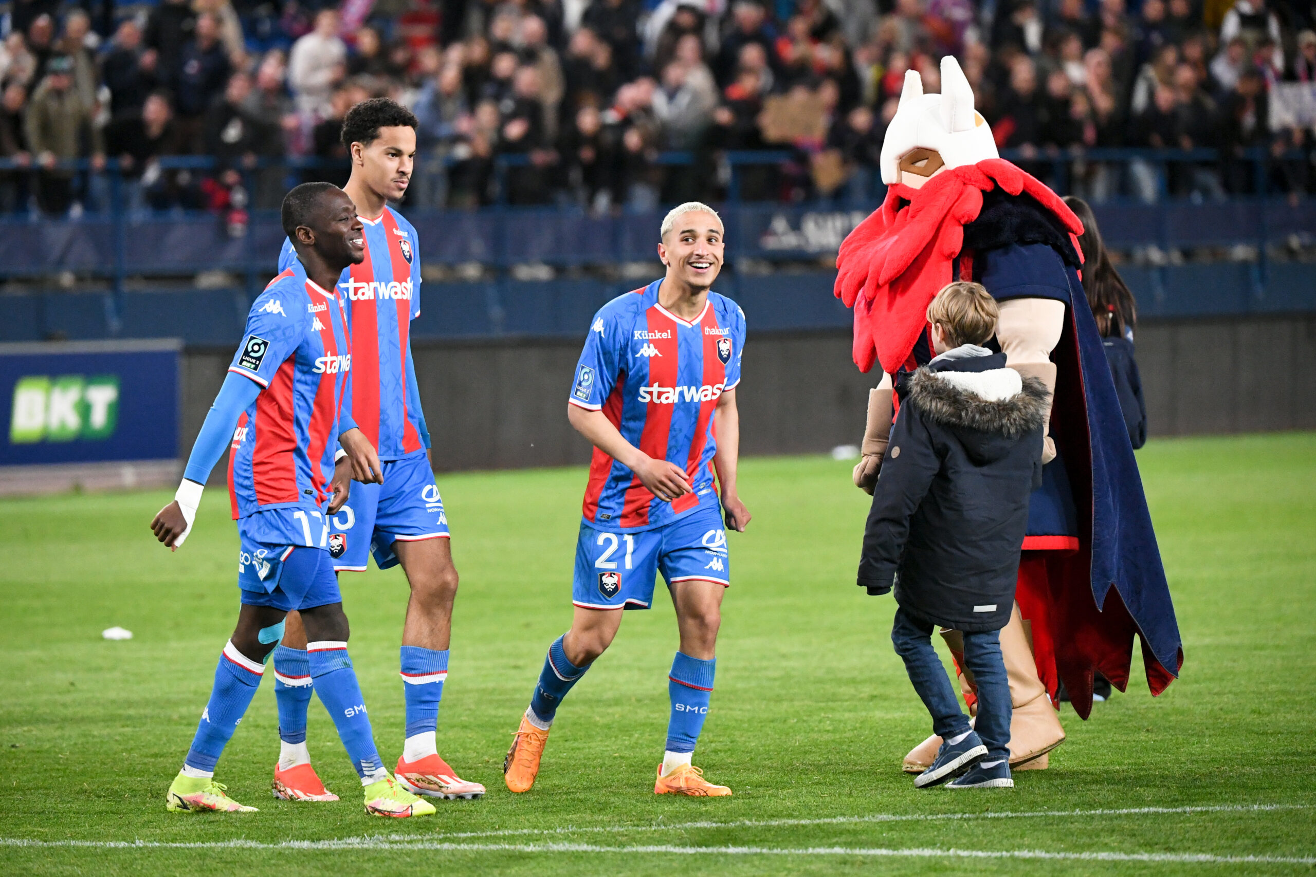 17 Godson KYEREMEH (smc) - 15 Amine SALAMA (smc) - 21 Bilal BRAHIMI (smc) during the Ligue 2 BKT match between Caen and Laval at Stade Michel D&#039;Ornano on May 3, 2024 in Caen, France.(Photo by Anthony Bibard/FEP/Icon Sport/Sipa USA)
2024.05.03 Caen
pilka nozna , 2. liga francuska
SM Caen - Stade Lavallois
Foto Anthony Bibard/FEP/Icon Sport/SIPA USA/PressFocus

!!! POLAND ONLY !!!