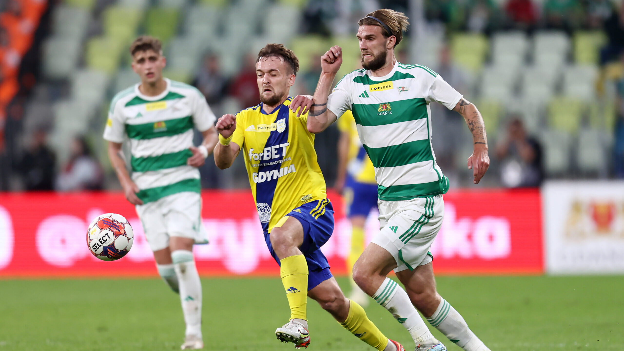 2024.05.19 Gdansk Pilka nozna Fortuna 1 Liga sezon 2023/2024 Lechia Gdansk - Arka Gdynia N/z Sebastian Milewski Kacper Sezonienko Foto Piotr Matusewicz / PressFocus

2024.05.19 Gdansk
Football Fortuna 1 Liga season 2023/2024 
Lechia Gdansk - Arka Gdynia 
Sebastian Milewski Kacper Sezonienko 
Credit: Piotr Matusewicz / PressFocus