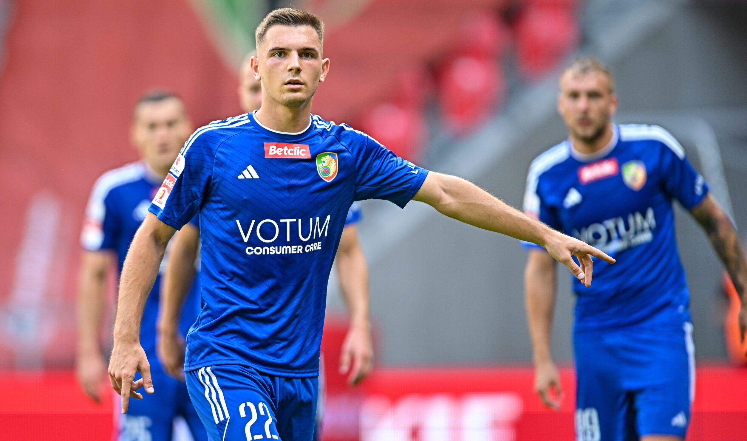 2024.07.21 Tychy
Pilka nozna Betclic 1 Liga sezon 2024/2025
GKS Tychy - Miedz Legnica
N/z Iwo Kaczmarski
Foto PressFocus

2024.07.21 Tychy
Football Polish First League season 2024/2025
GKS Tychy - Miedz Legnica
Iwo Kaczmarski
Credit: PressFocus