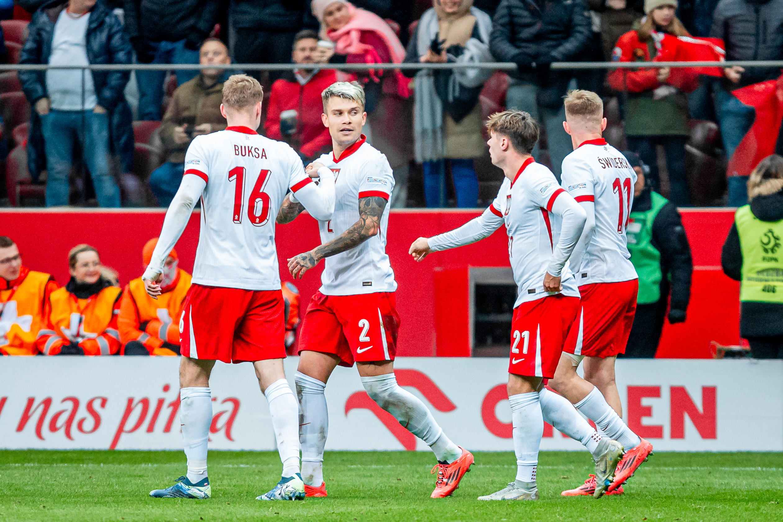 2024.11.18 Warszawa
pilka nozna UEFA Liga Narodow
Polska - Szkocja
N/z Kamil Piatkowski gol radosc bramka goal
Foto Mateusz Porzucek PressFocus

2024.11.18 Warszawa
Football - UEFA Nations League Warsaw Poland Scotland
Polska - Szkocja
Kamil Piatkowski gol radosc bramka goal
Credit: Mateusz Porzucek PressFocus