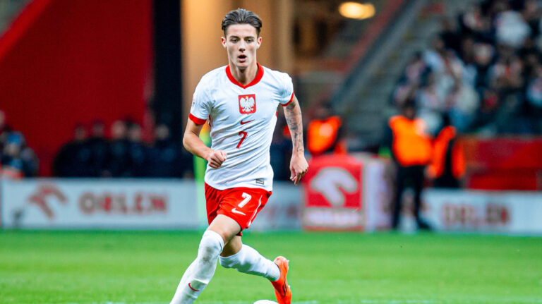 2024.11.18 Warszawa
pilka nozna UEFA Liga Narodow
Polska - Szkocja
N/z Kacper Urbanski
Foto Mateusz Porzucek PressFocus

2024.11.18 Warszawa
Football - UEFA Nations League Warsaw Poland Scotland
Polska - Szkocja
Kacper Urbanski
Credit: Mateusz Porzucek PressFocus