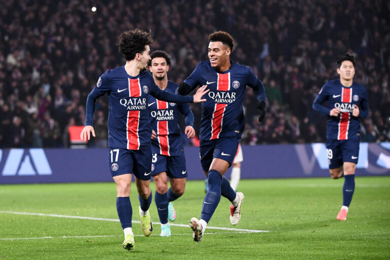 14 Desire DOUE (psg) - 17 VITINHA (psg) during the Ligue 1 McDonald's match between Paris and Lyon at Parc des Princes on December 15, 2024 in Paris, France. (Photo by Philippe Lecoeur/FEP/Icon Sport/Sipa USA)
2024.12.15 Paryz
pilka nozna liga francuska
Paris Saint-Germain - Olympique Lyon
Foto Philippe Lecoeur/FEP/Icon Sport/SIPA USA/PressFocus

!!! POLAND ONLY !!!