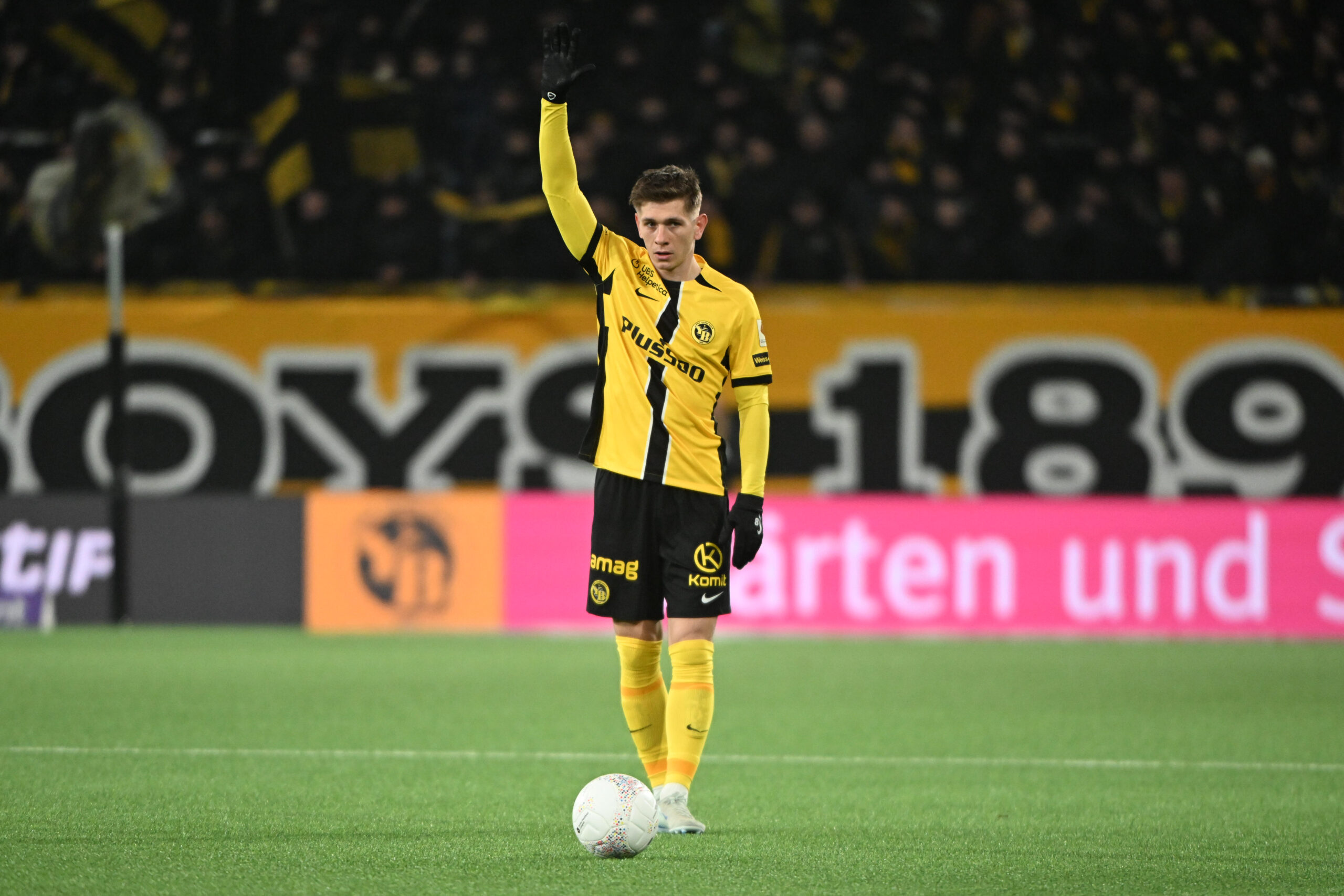 February 5th, 2025, Bern, Wankdorf Stadium, Super League: BSC Young Boys - Yverdon Sport FC, #8 Lukasz Lakomy (Young Boys). (Photo by Manuel Winterberger/Just Pictures/Sipa USA)
2025.02.05 Berno
pilka nozna , Liga szwajcarska
BSC Young Boys Berno - Yverdon Sport FC
Foto Manuel Winterberger/Just Pictures/SIPA USA/PressFocus

!!! POLAND ONLY !!!
