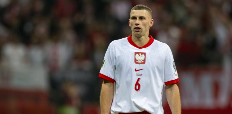 Jakub Piotrowski of Poland looks on during the 2026 FIFA World Cup Qualifier Group G match between Poland and Lithuania at PGE Narodowy Stadium in Warsaw, Poland on March 21, 2025 (Photo by Andrew SURMA/ SIPA USA).
2025.03.21 Warszawa
pilka nozna kwalifikacje do Mistrzostw Swiata
Polska - Litwa
Foto Andrew Surma/SIPA USA/PressFocus

!!! POLAND ONLY !!!