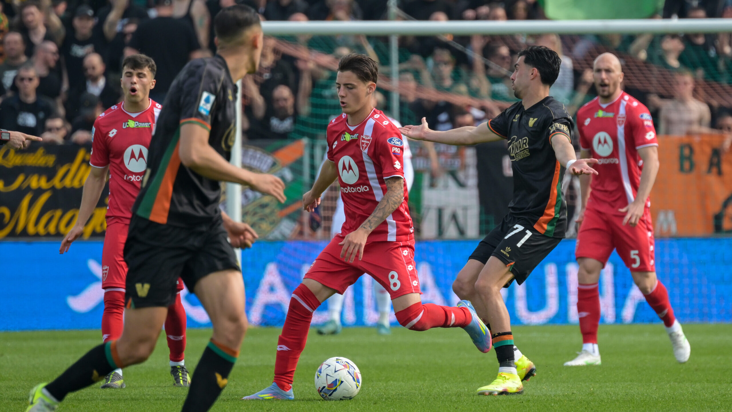 AC Monza&#039;s Kacper Urbanski during thirty-second Serie A soccer match between Venezia and Monza, at the Pier Luigi Penzo Stadium in Venezia, Italy - Saturday, April 12, 2025. Sport - Soccer (Photo AC Monza/LaPresse by Studio Buzzi) (Photo by Photo AC Monza/LaPresse by Studi/Sipa USA)
2025.04.12 Wenecja
pilka nozna liga wloska
Venezia FC - AC Monza
Foto LaPresse/SIPA USA/PressFocus

!!! POLAND ONLY !!!