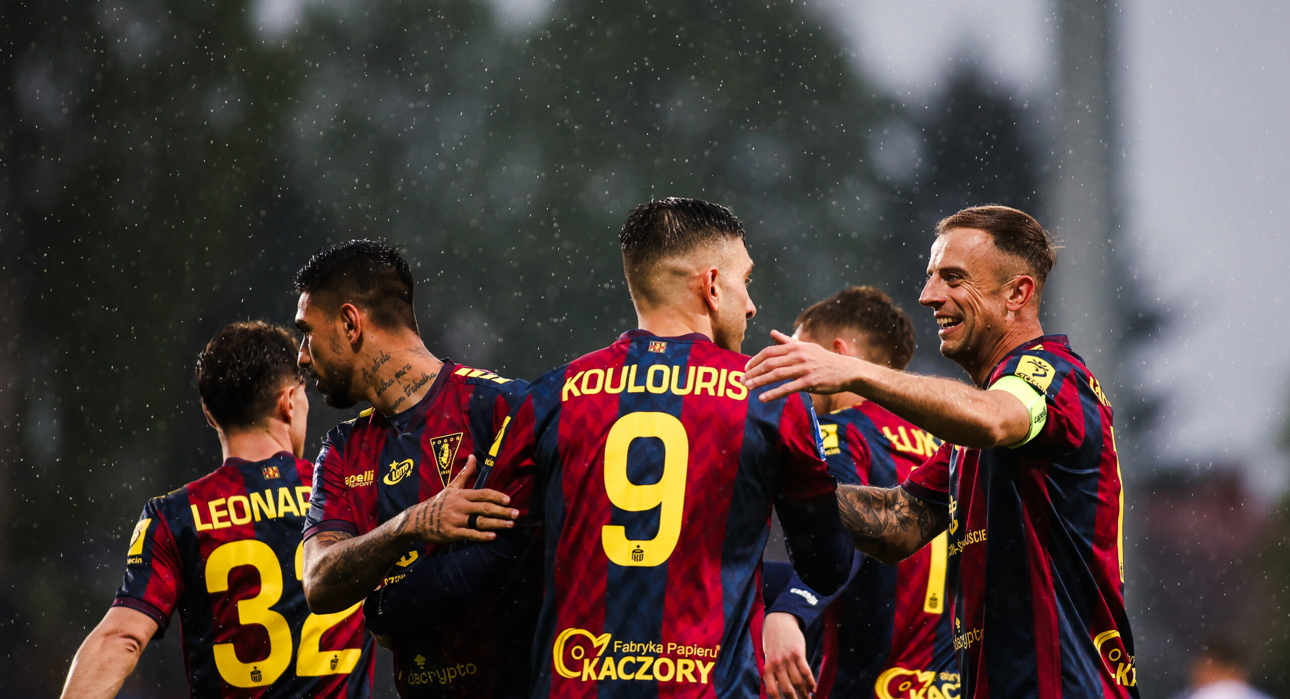 2025.04.25 Niepolomice
Pilka nozna PKO Ekstraklasa 2024/2025
Puszcza Niepolomice - Pogon Szczecin
N/z gol bramka radosc Efthymis Koulouris Kamil Grosicki
Foto Marta Badowska / PressFocus

2025.04.25 Niepolomice
Football Polish PKO Ekstraklasa Season 2024/2025
gol bramka radosc Efthymis Koulouris Kamil Grosicki
Credit: Marta Badowska / PressFocus