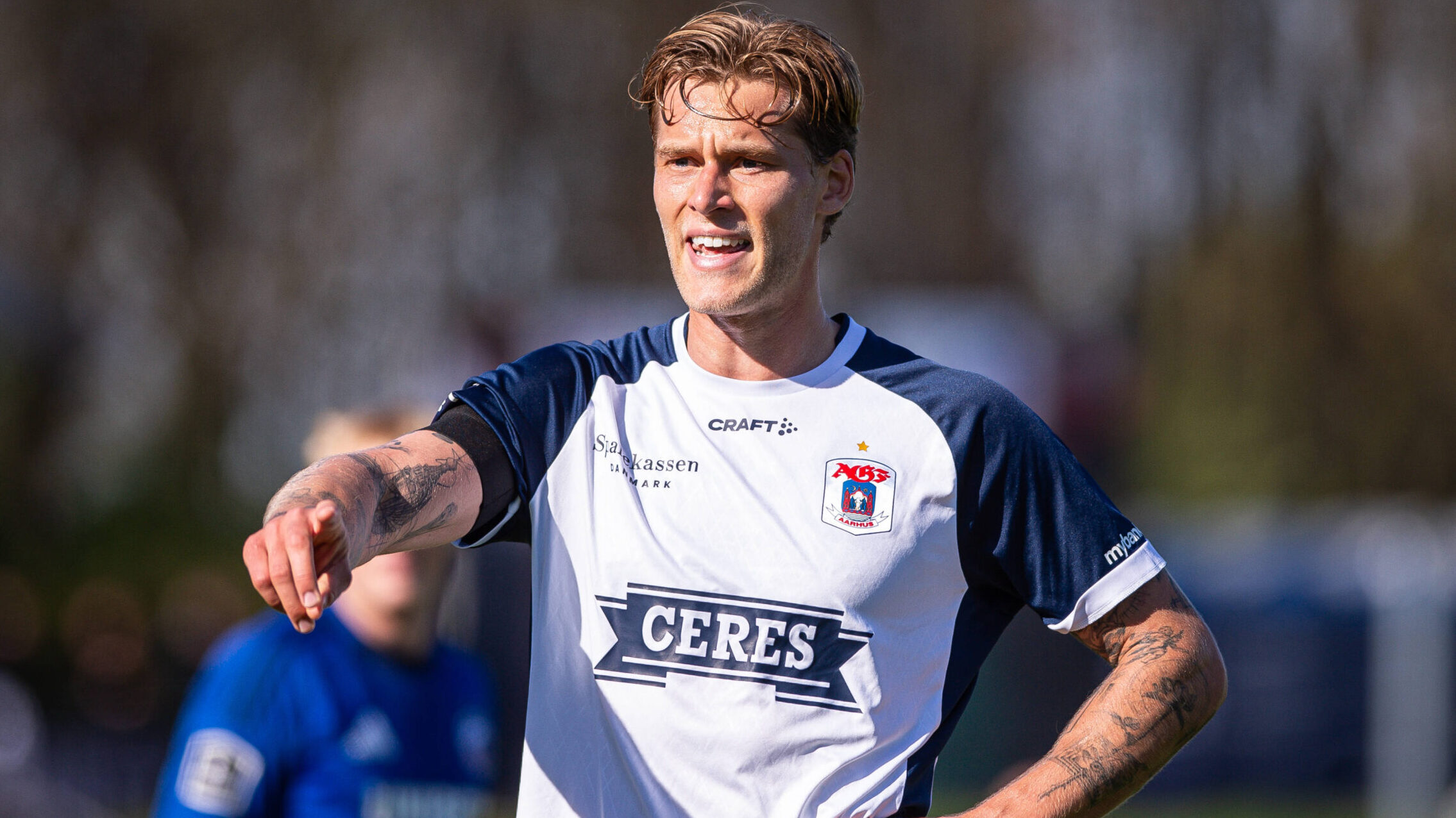 Aarhus GF v FC Copenhagen, 3F Superliga football, Aarhus, Denmark Aarhus, Denmark. 27th. April 2025. Felix Beijmo 2 of AGF seen during the 3F Superliga match between Aarhus GF and FC Copenhagen at Ceres Park Vejlby in Aarhus. Denmark, Aarhus PUBLICATIONxNOTxINxDENxNORxFINxBEL Copyright: xGonzalesxPhoto/MortenxKjaerx
2025.04.27 Aarhus
pilka nozna , liga dunska
Aarhus GF - FC Kopenhaga
Foto IMAGO/PressFocus

!!! POLAND ONLY !!!