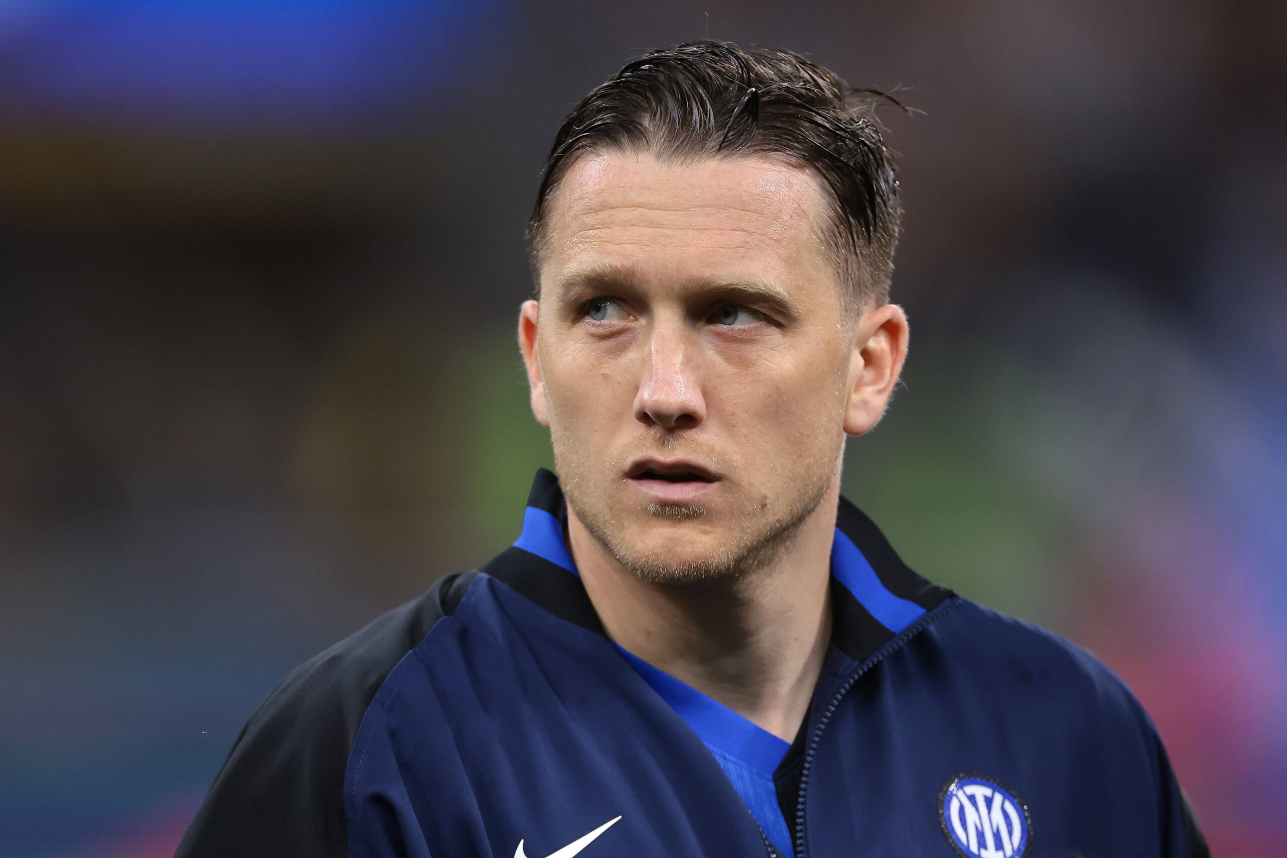 Milan, Italy, 3rd May 2025. Piotr Zielinski of FC Internazionale looks on during the line up prior to kick off in the Internazionale vs Hellas Verona Serie A match at Giuseppe Meazza, Milan. Picture credit should read: Jonathan Moscrop / Sportimage EDITORIAL USE ONLY. No use with unauthorised audio, video, data, fixture lists, club/league logos or live services. Online in-match use limited to 120 images, no video emulation. No use in betting, games or single club/league/player publications. SPI_084_JM_INTER_HELLAS_ SPI-3884-0084
2025.05.03 Mediolan
pilka nozna , liga wloska
Inter Mediolan - Hellas Verona
Foto IMAGO/PressFocus

!!! POLAND ONLY !!!